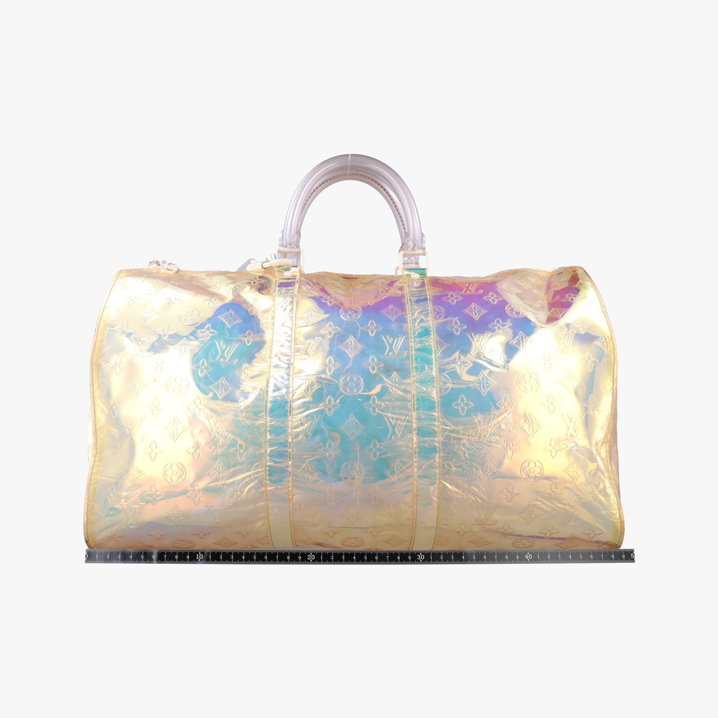 Secondhand Louis Vuitton Keepall Bandouliere 50 aurora Monogram Prism M53271 shoulderbag | stylenewstar