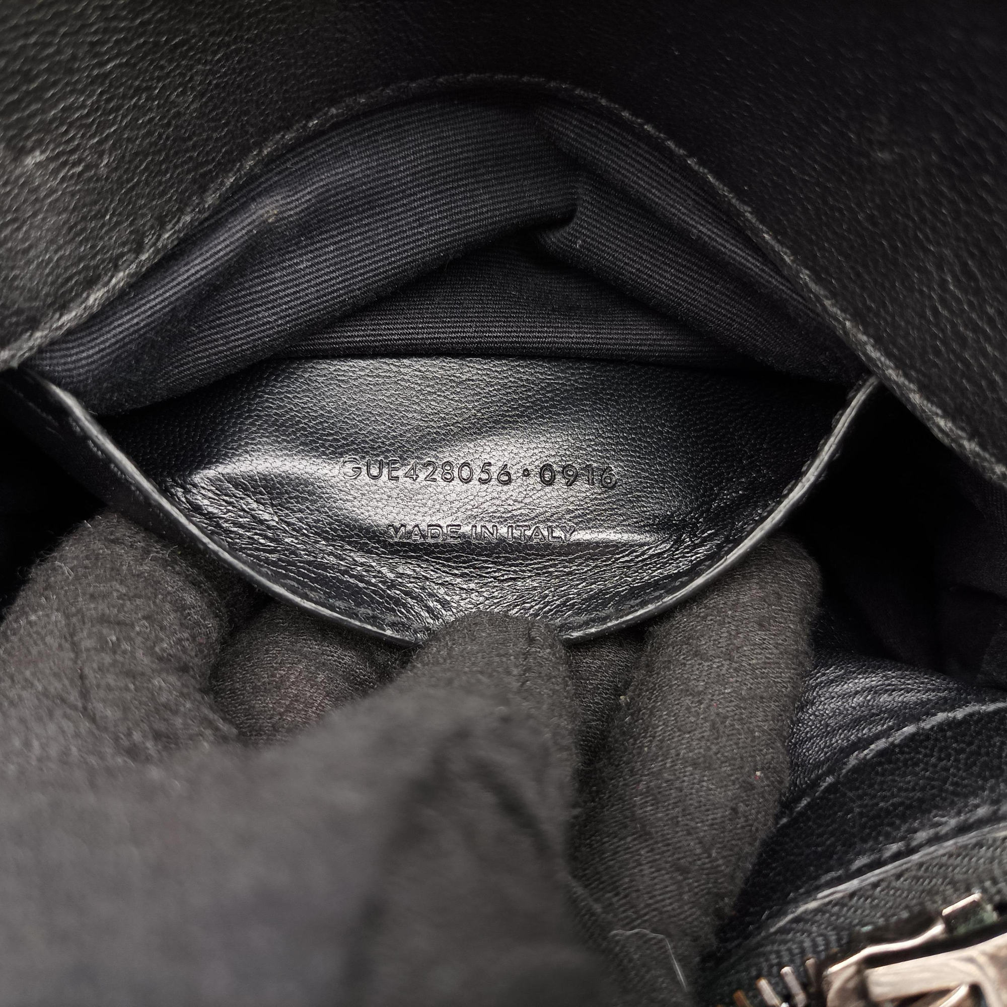 Vintage Yves Saint Laurent COLLEGE Black Leather 428056 shoulderbag | stylenewstar