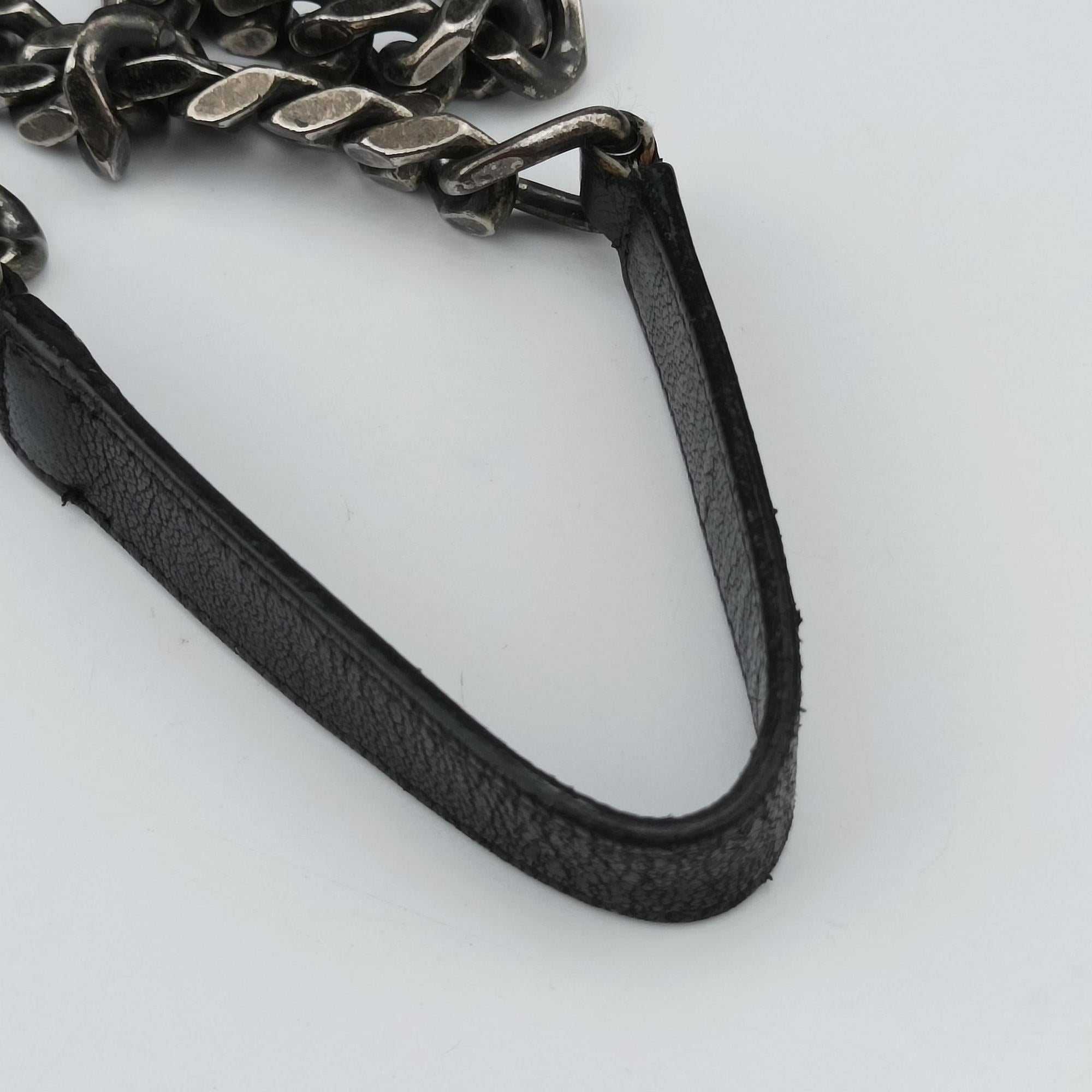 Vintage Yves Saint Laurent COLLEGE Black Leather 428056 shoulderbag | stylenewstar
