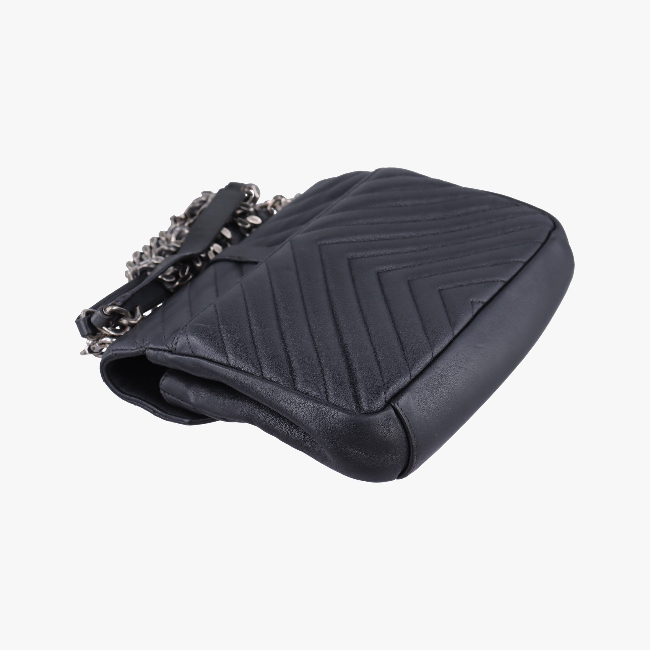 Vintage Yves Saint Laurent COLLEGE Black Leather 428056 shoulderbag | stylenewstar