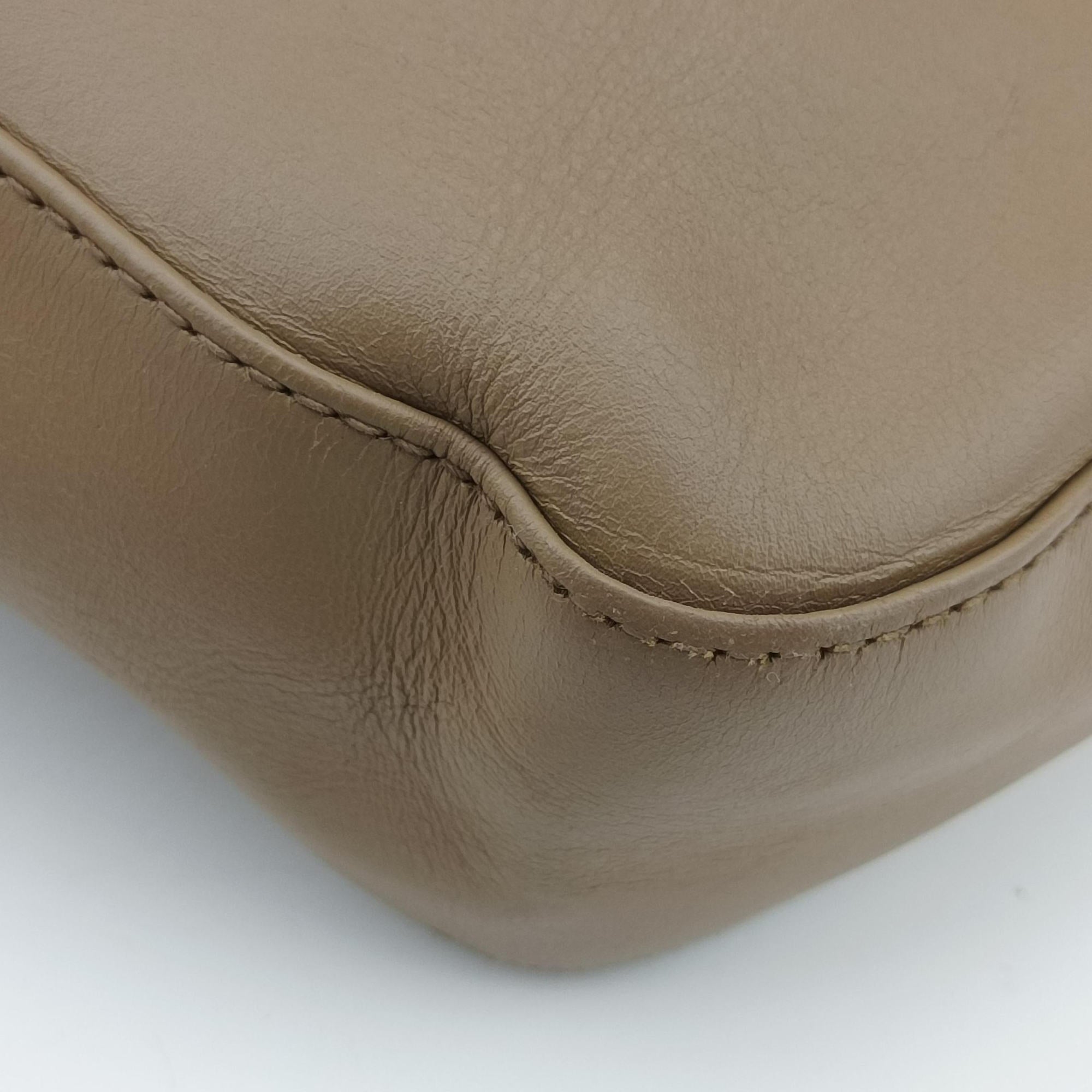 Secondhand Bottega Veneta Intrecciato Shopper Acatl Camel lambskin  handbag | stylenewstar