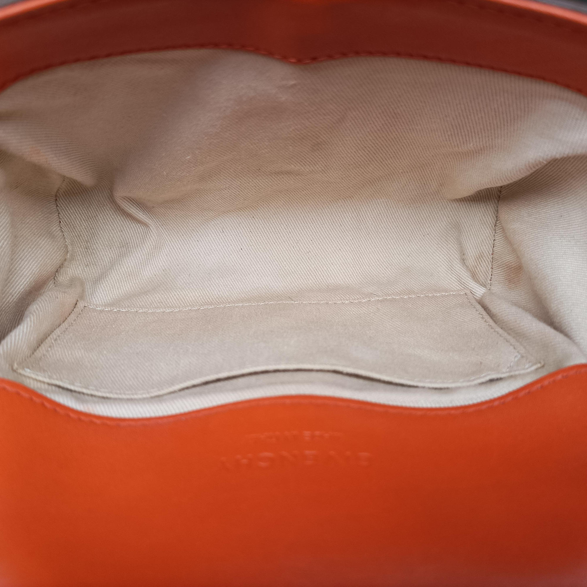 Vintage Givenchy Obsedia Coney Black × Orange × Beige Leather  shoulderbag | stylenewstar