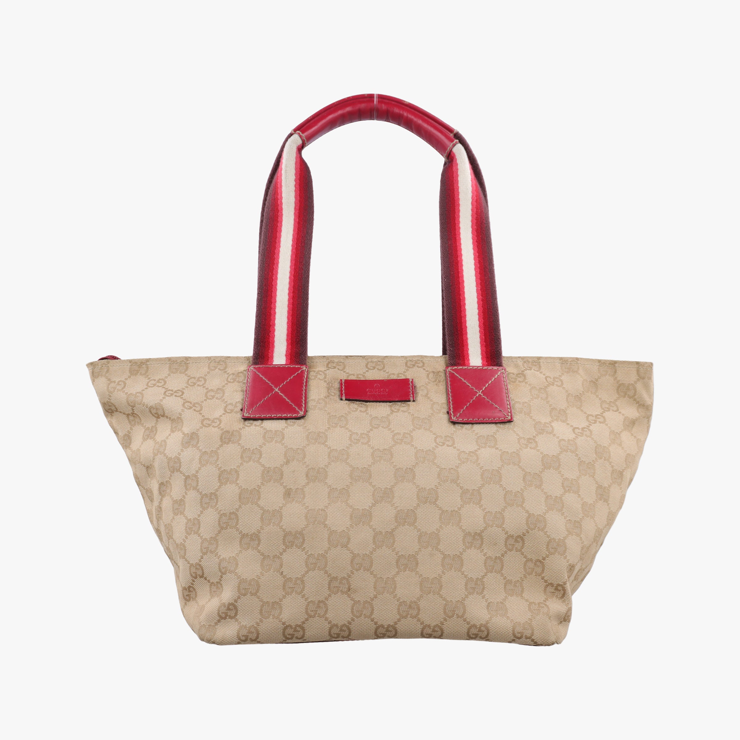 Pre-owned Gucci GG Canvas Sherry Line Beige canvas 131230 handbag | stylenewstar