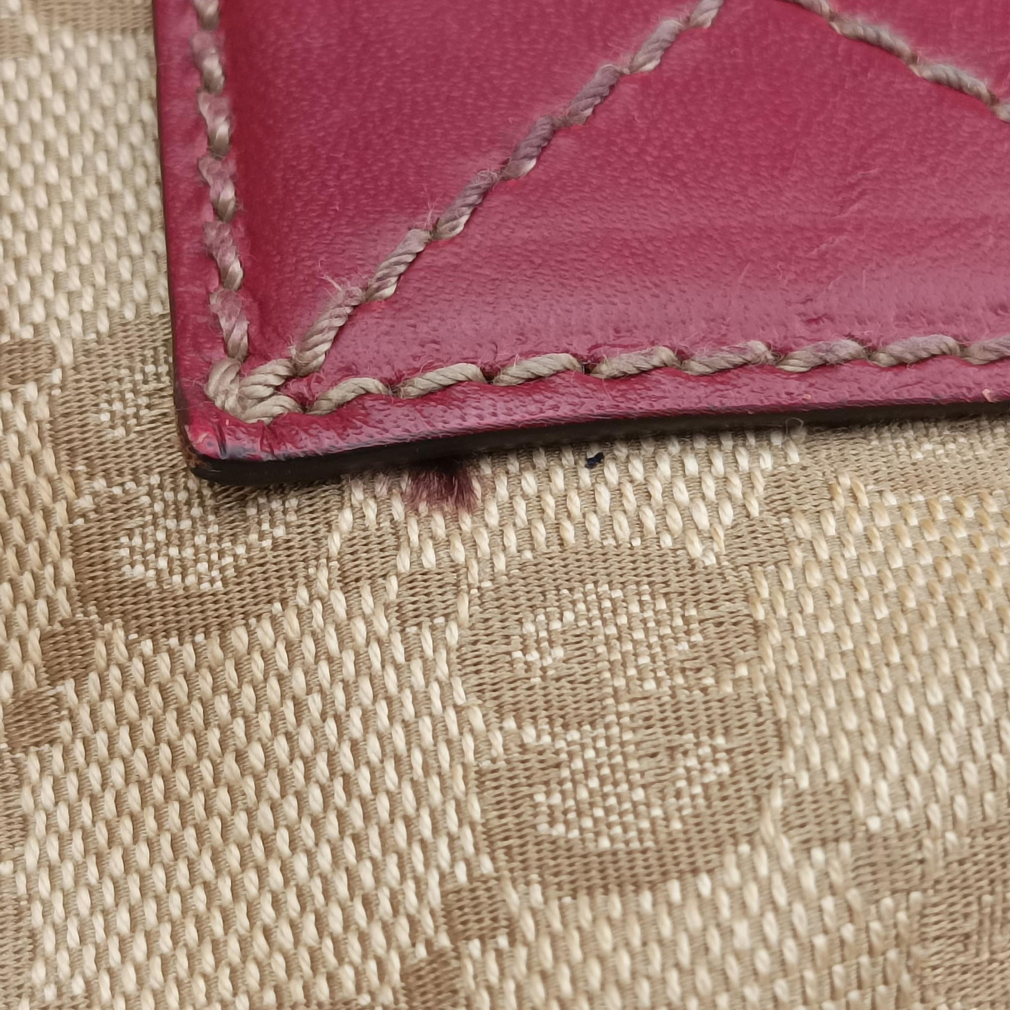 Pre-owned Gucci GG Canvas Sherry Line Beige canvas 131230 handbag | stylenewstar