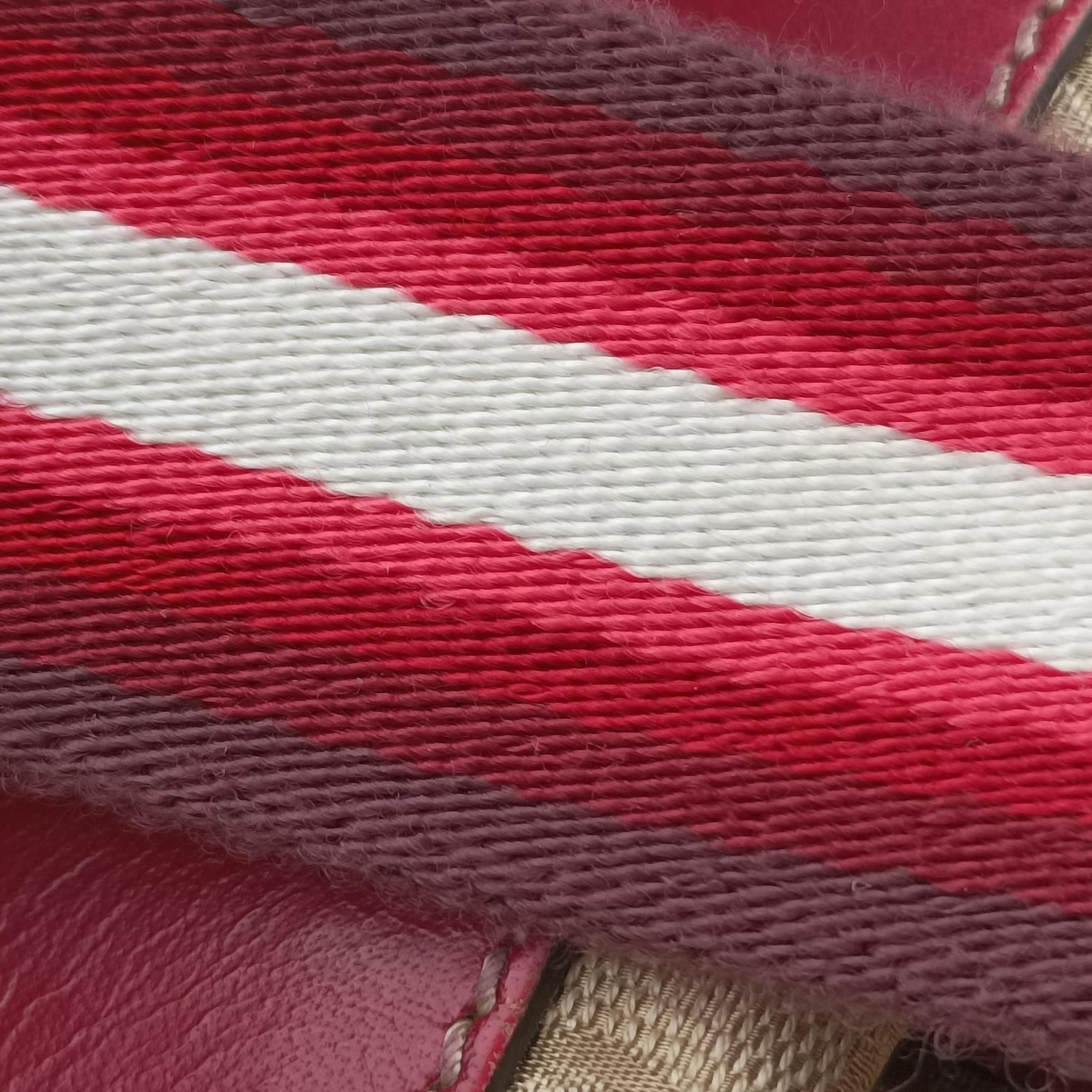Pre-owned Gucci GG Canvas Sherry Line Beige canvas 131230 handbag | stylenewstar