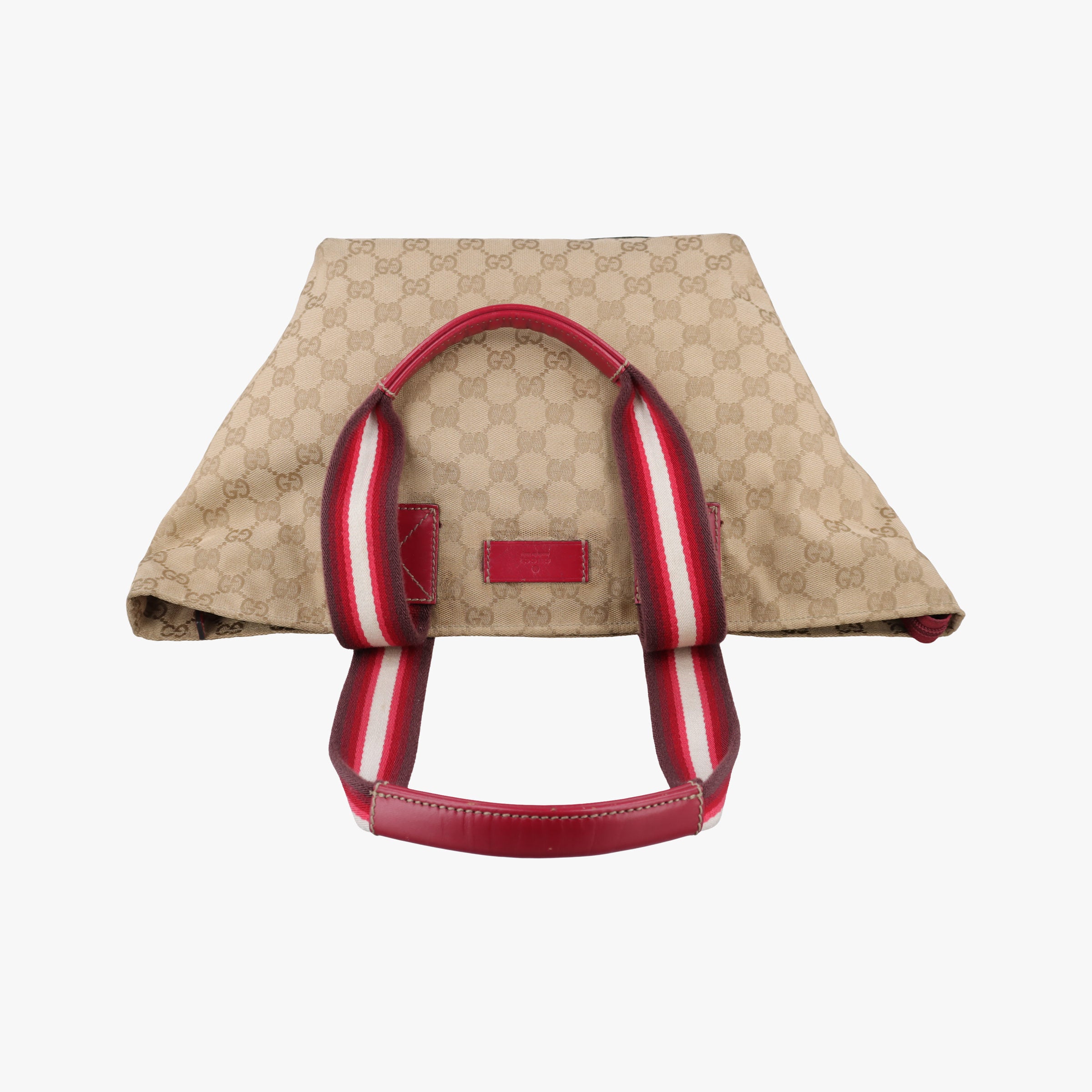 Pre-owned Gucci GG Canvas Sherry Line Beige canvas 131230 handbag | stylenewstar