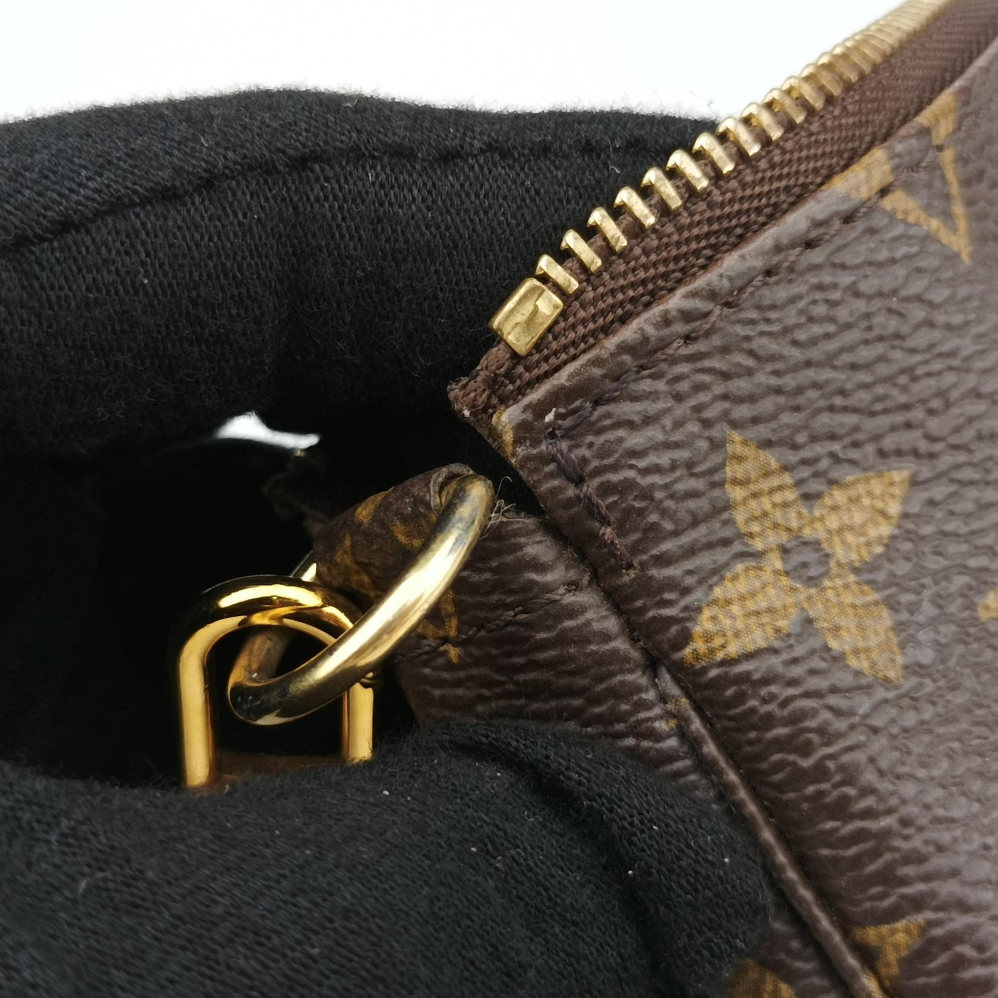 Pre-owned Louis Vuitton Mini Pochette Accessoires Atlantic Cruise brown×multi Monogram Canvas M62141 handbag | stylenewstar