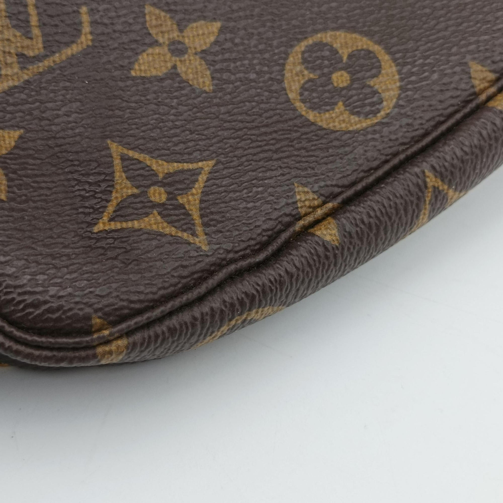 Pre-owned Louis Vuitton Mini Pochette Accessoires Atlantic Cruise brown×multi Monogram Canvas M62141 handbag | stylenewstar