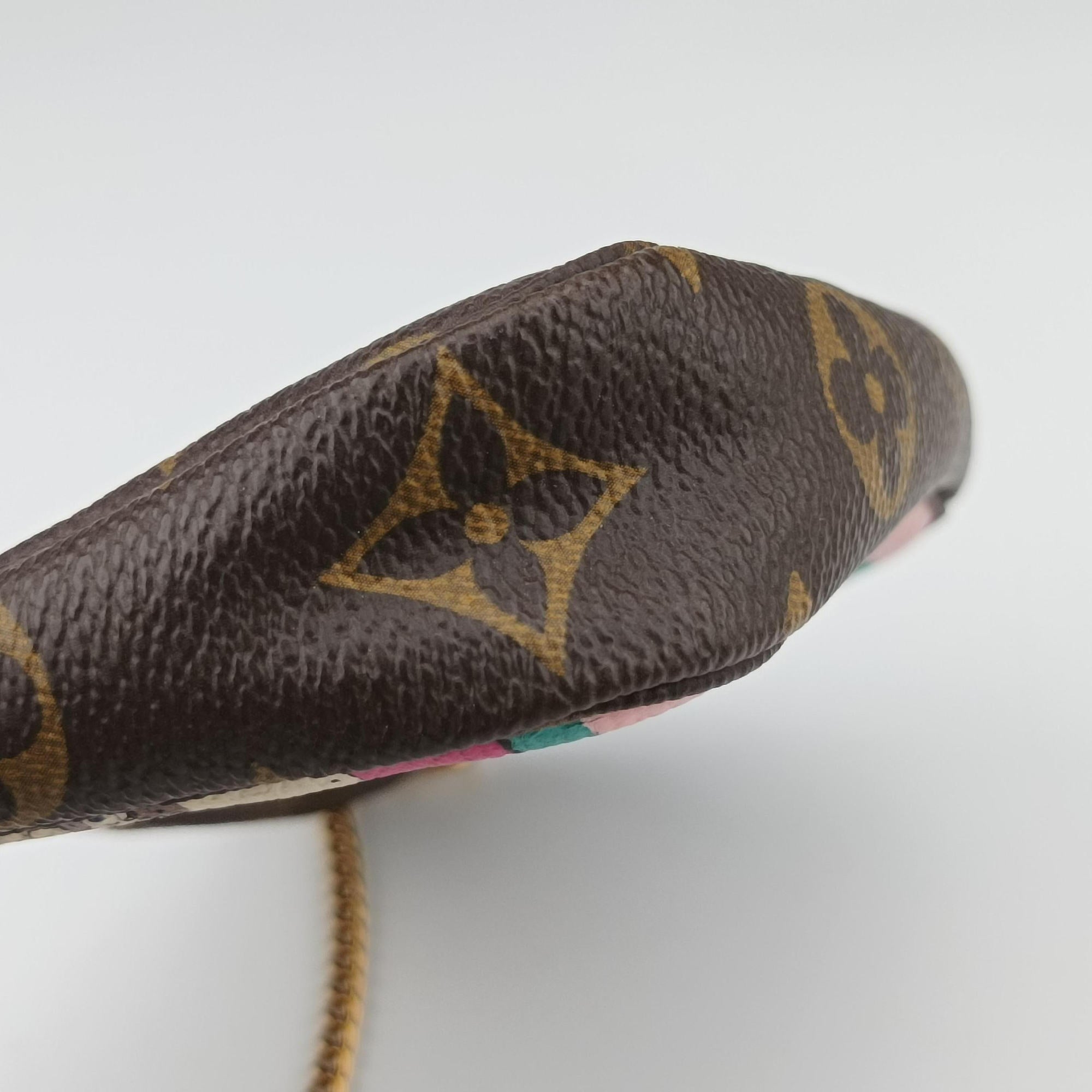 Pre-owned Louis Vuitton Mini Pochette Accessoires Atlantic Cruise brown×multi Monogram Canvas M62141 handbag | stylenewstar