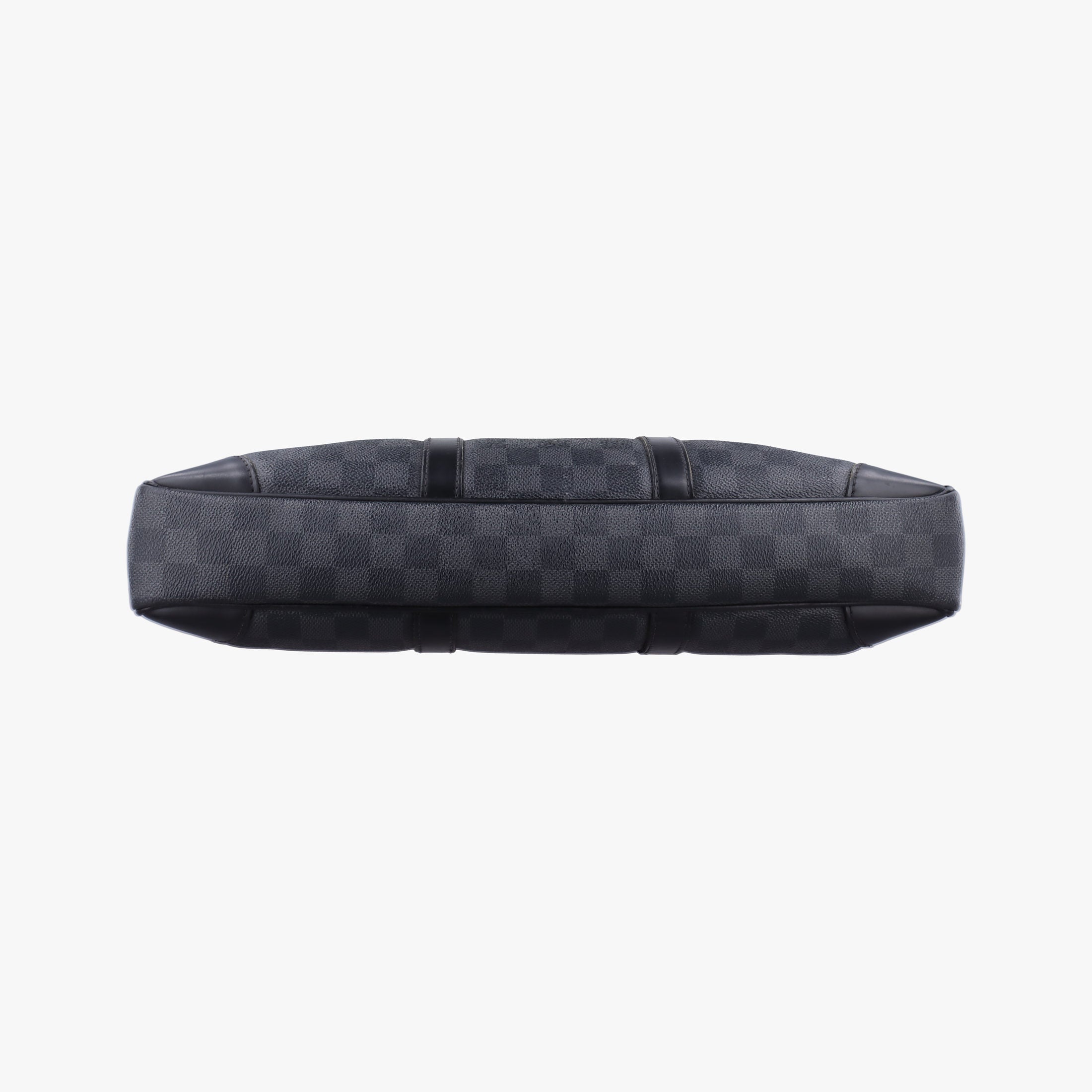Pre-owned Louis Vuitton Porte Documents Voyage Noir Damier Graphite N41125 handbag | stylenewstar