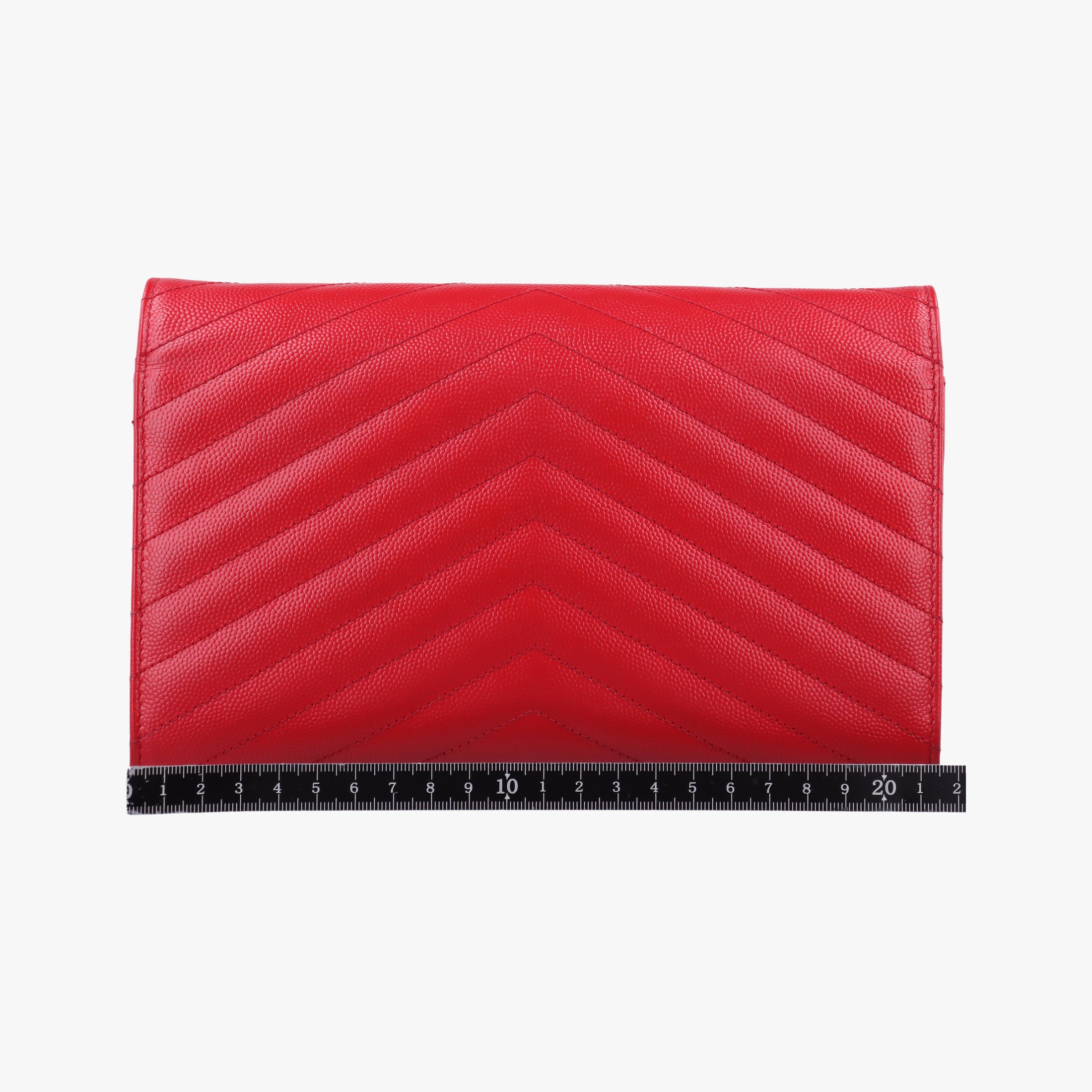 Secondhand Yves Saint Laurent Cassandre Red Caviar Leather 377828 shoulderbag | stylenewstar