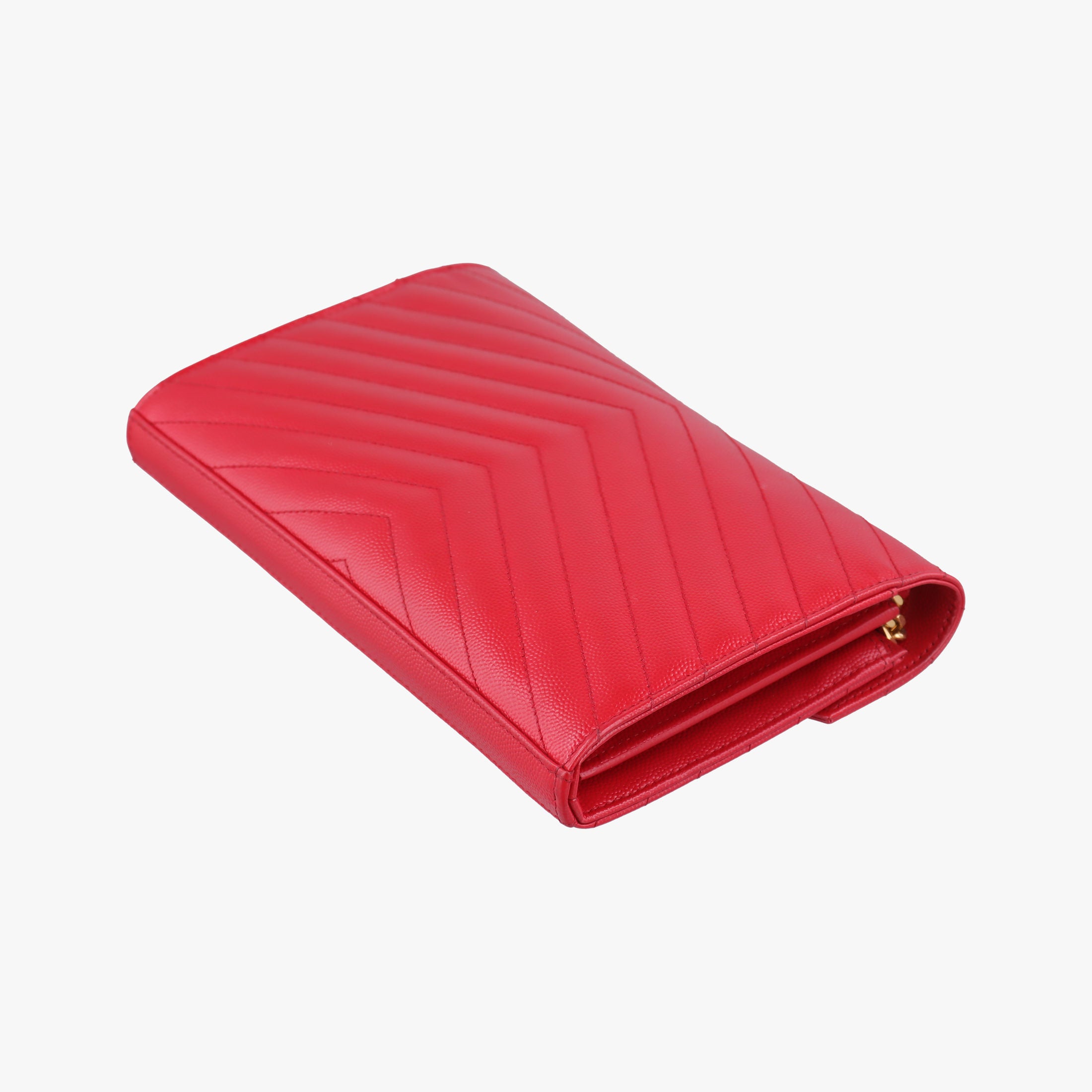Secondhand Yves Saint Laurent Cassandre Red Caviar Leather 377828 shoulderbag | stylenewstar