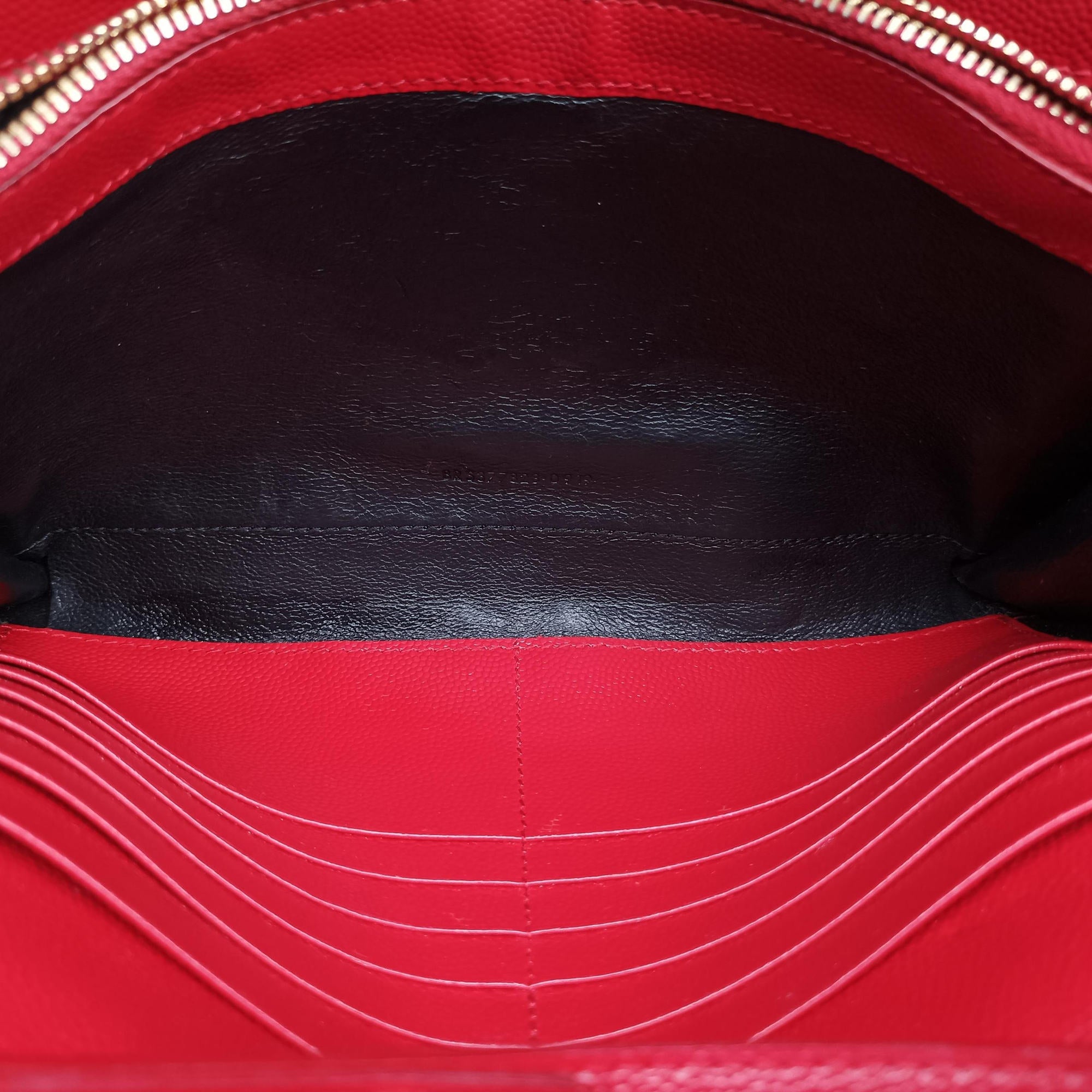 Secondhand Yves Saint Laurent Cassandre Red Caviar Leather 377828 shoulderbag | stylenewstar