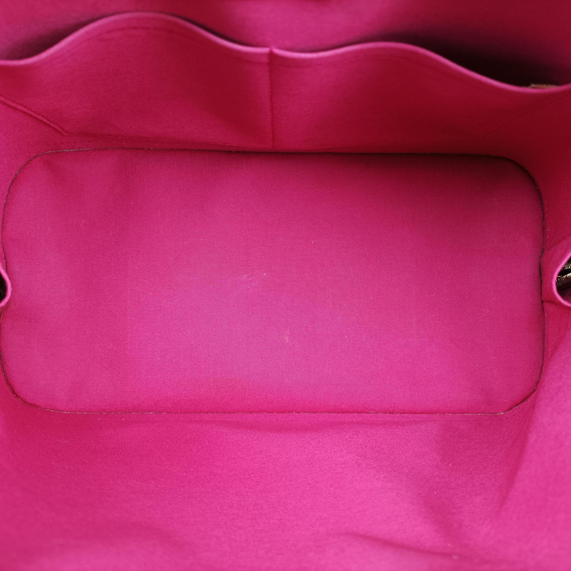 Pre-owned Louis Vuitton Alma PM pomme d'amour Vernis M90096 handbag | stylenewstar