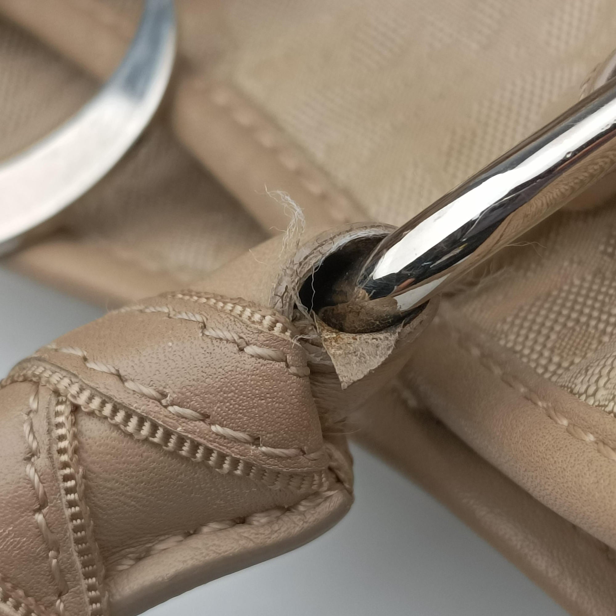 Pre-owned Christian Dior Lovely Trotter khaki Cotton Canvas × Leather  handbag | stylenewstar