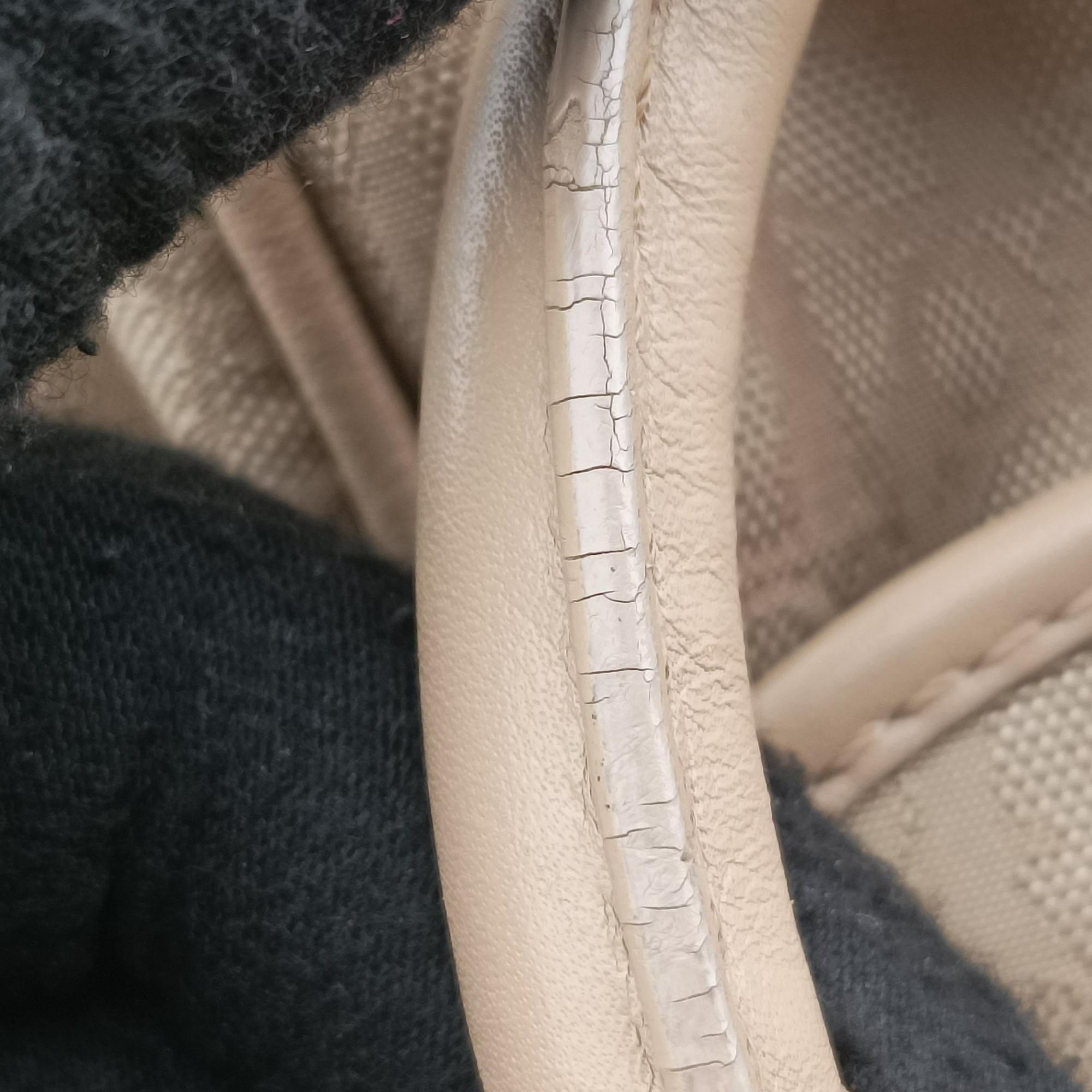 Pre-owned Christian Dior Lovely Trotter khaki Cotton Canvas × Leather  handbag | stylenewstar