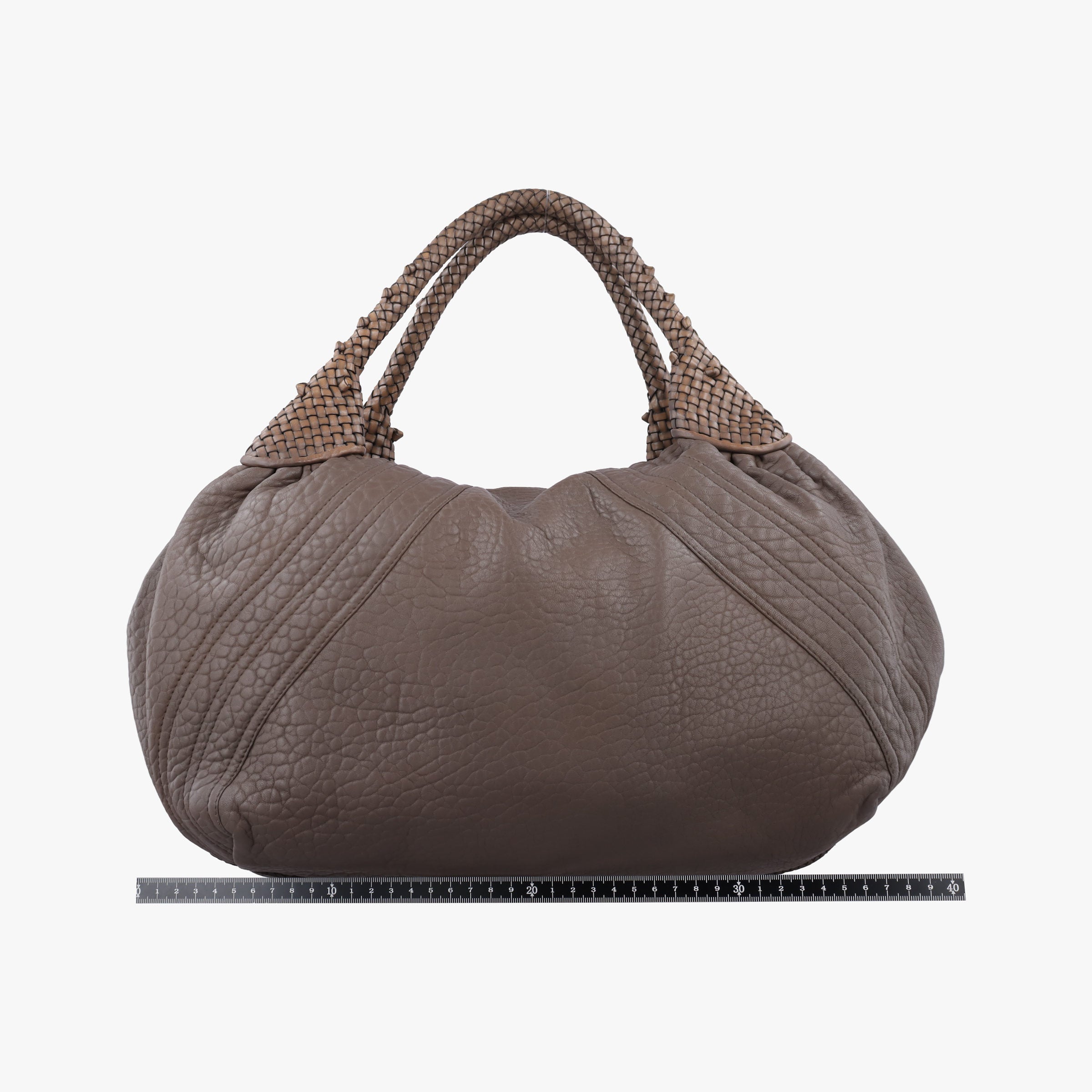 Pre-owned Fendi Spy Bag Brown leather 8BR589 handbag | stylenewstar