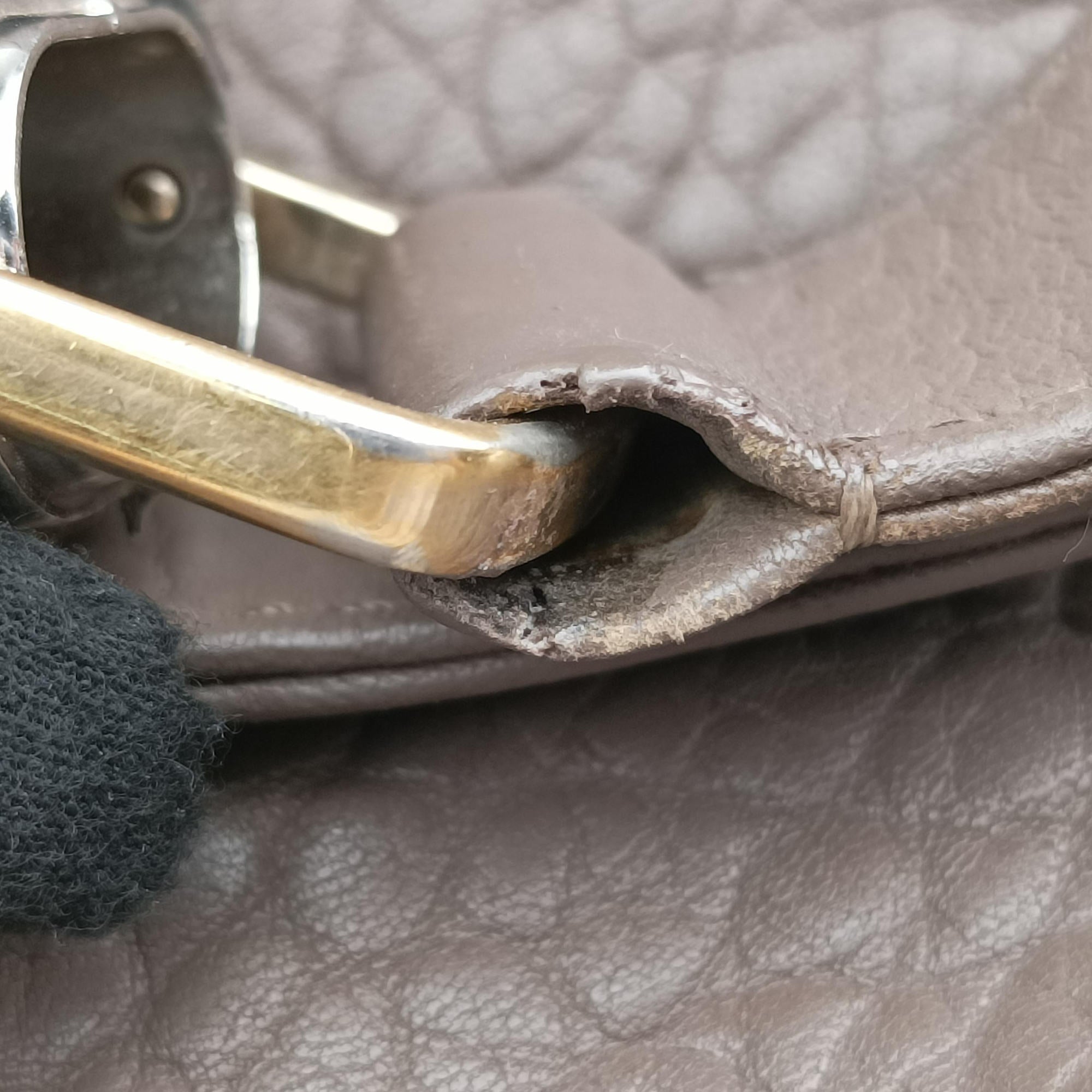 Pre-owned Fendi Spy Bag Brown leather 8BR589 handbag | stylenewstar