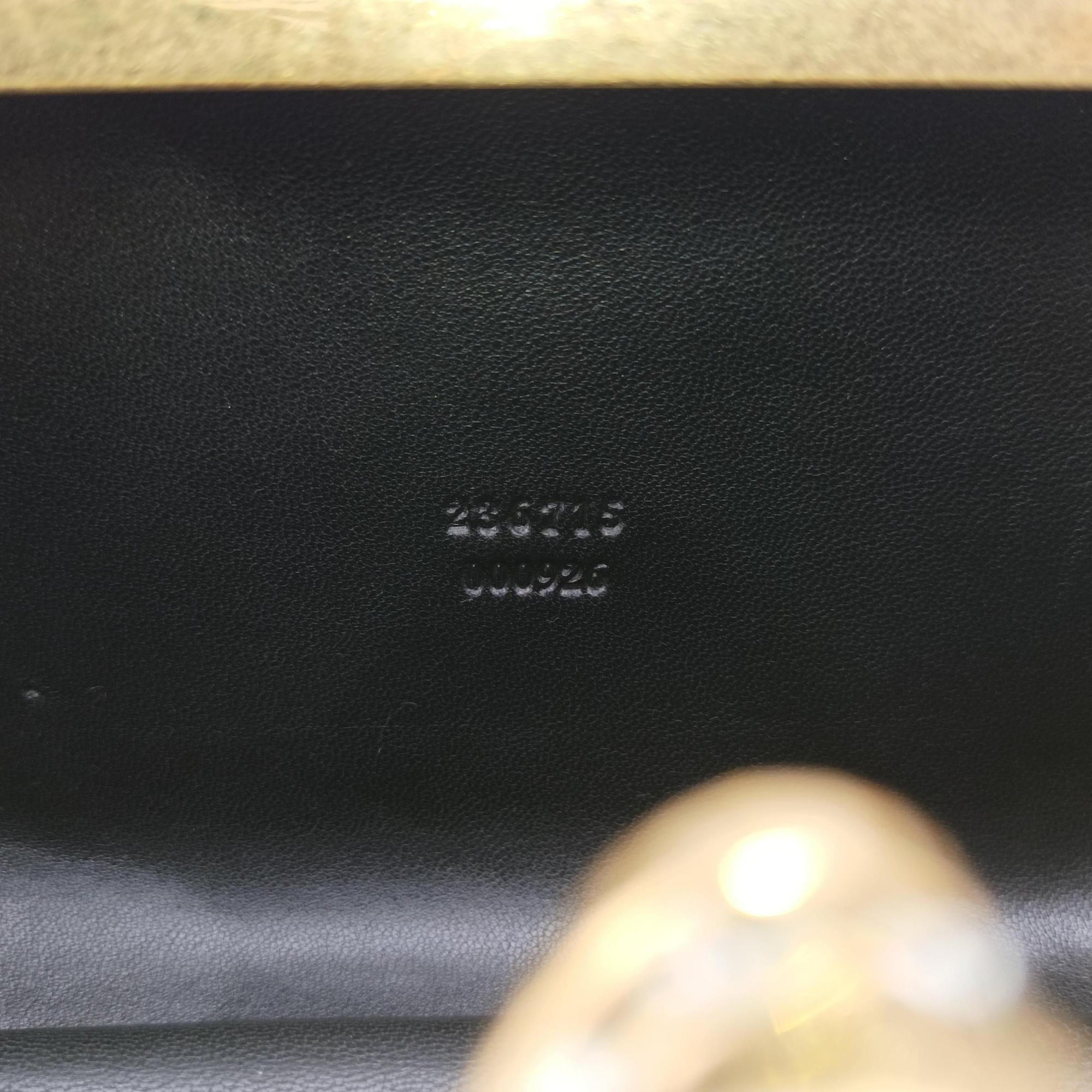 Pre-owned Alexander McQueen Brogue Skull Black Leather  clutchbag | stylenewstar