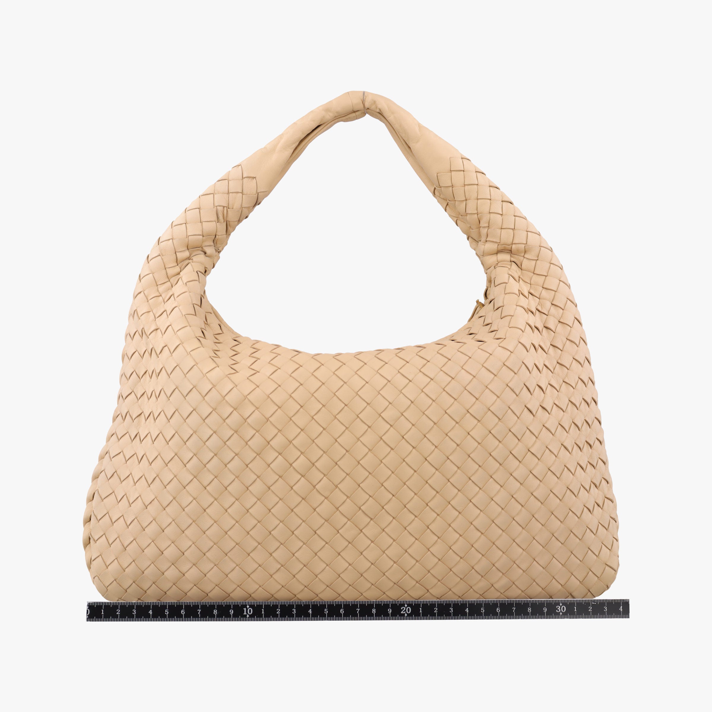 Pre-owned Bottega Veneta Intrecciato Beige lambskin  handbag | stylenewstar