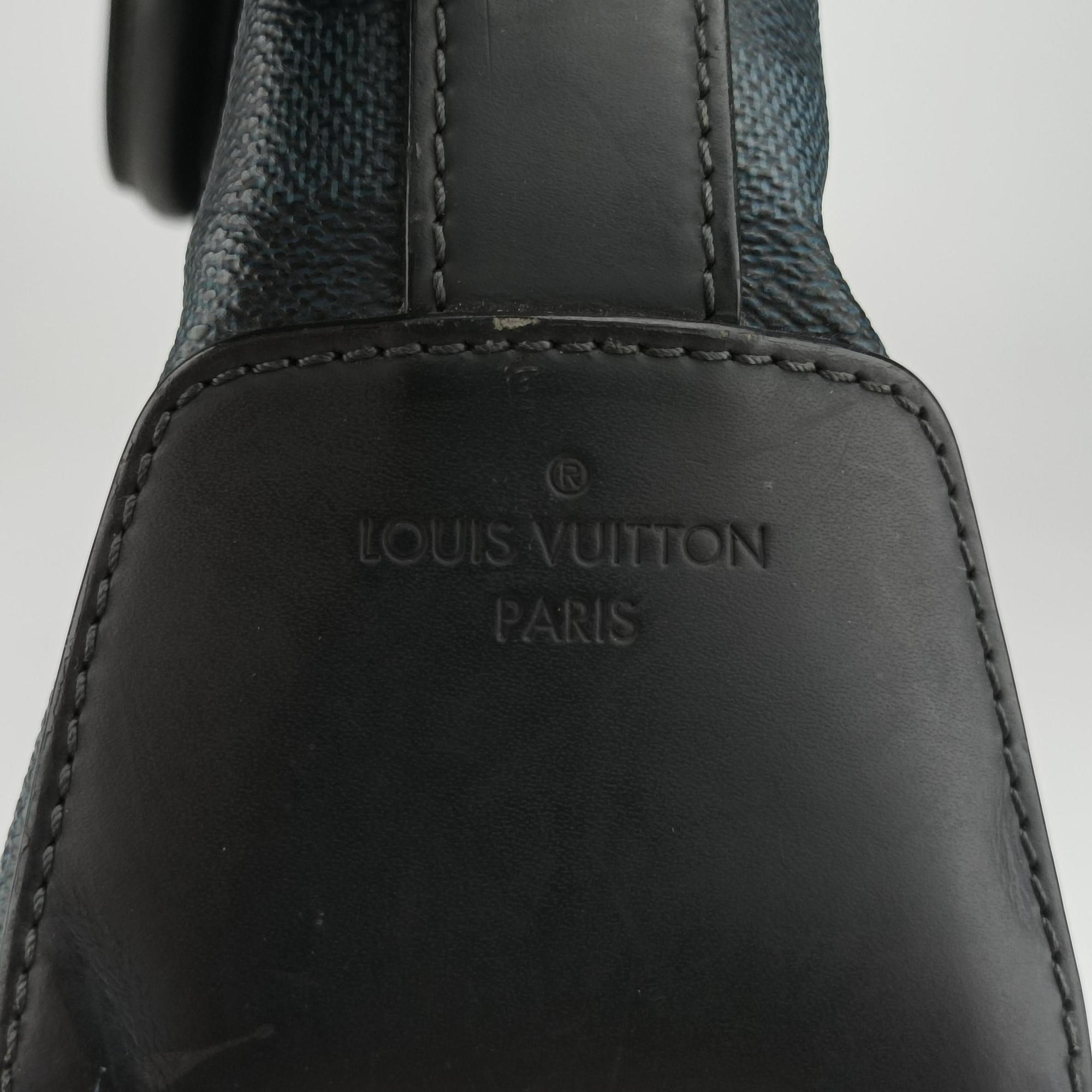 Vintage Louis Vuitton Greenwich Noirxblue Damier Cobalt N41351 shoulderbag | stylenewstar