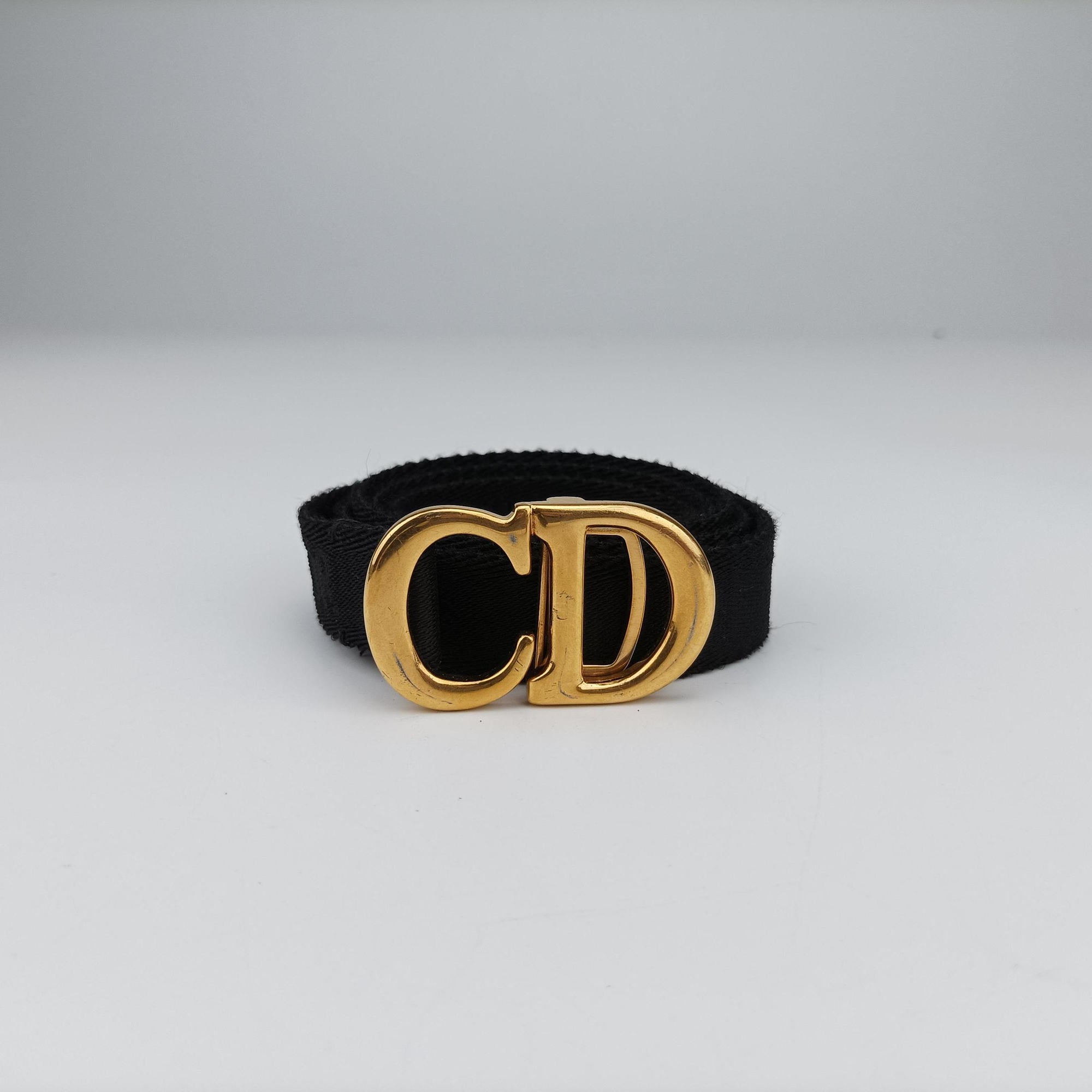 Secondhand Christian Dior Saddle Navy×Grey Jacquard×Leather  bum bag/waist bag | stylenewstar