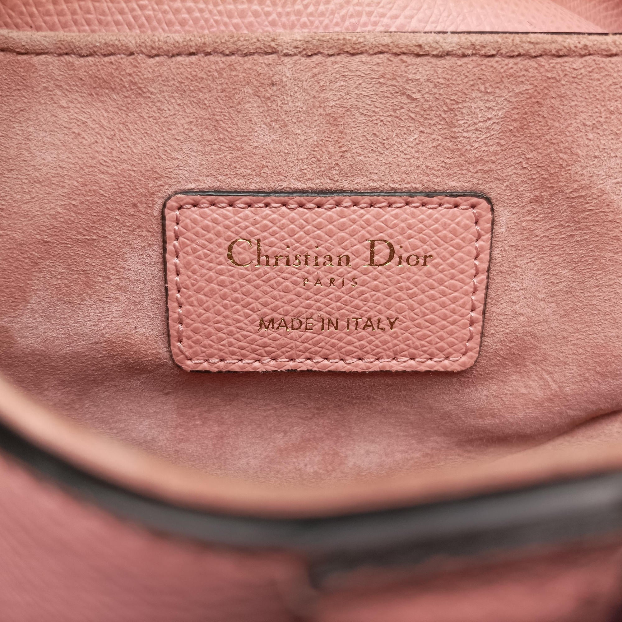 Pre-owned Christian Dior Saddle Pink Leather  handbag | stylenewstar