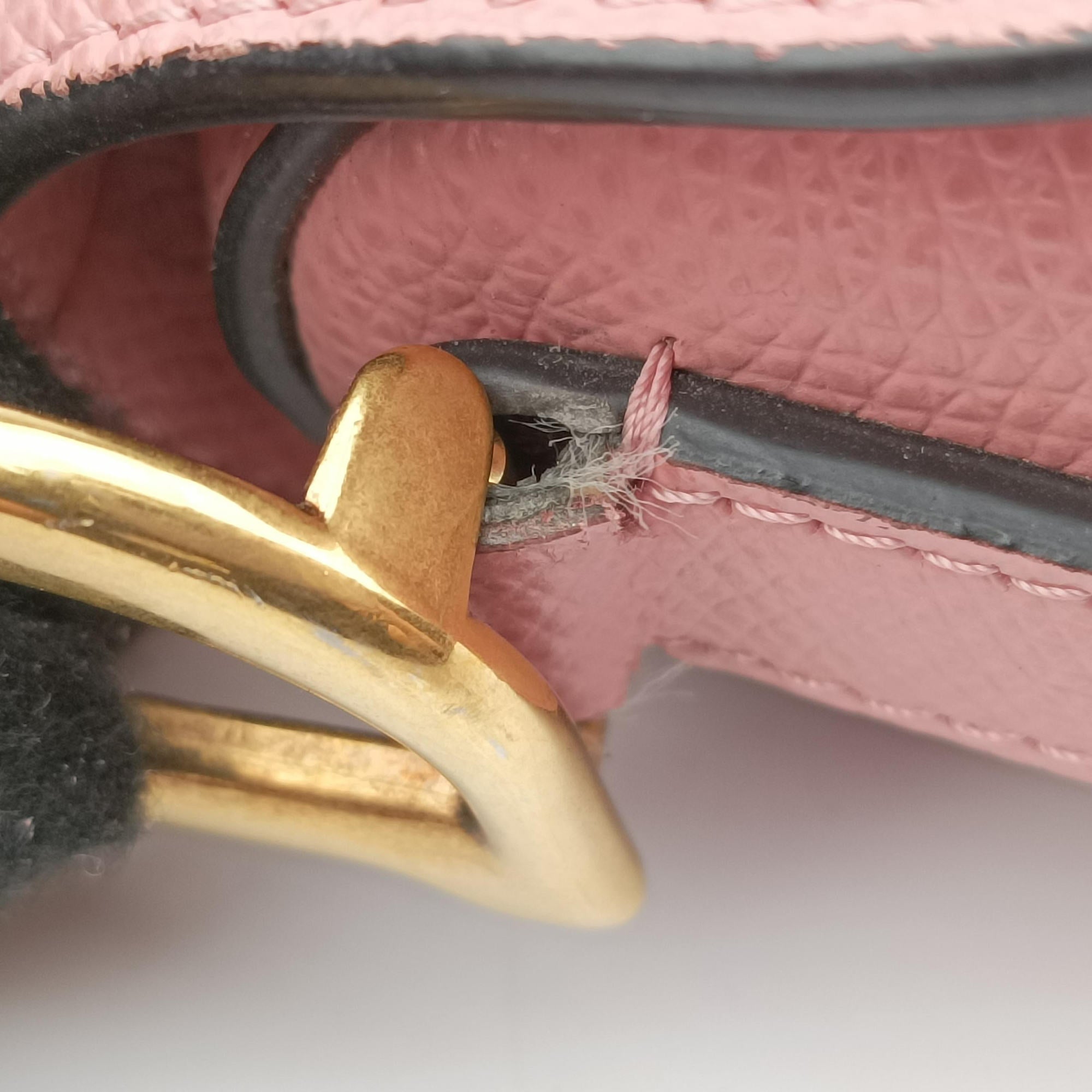 Pre-owned Christian Dior Saddle Pink Leather  handbag | stylenewstar