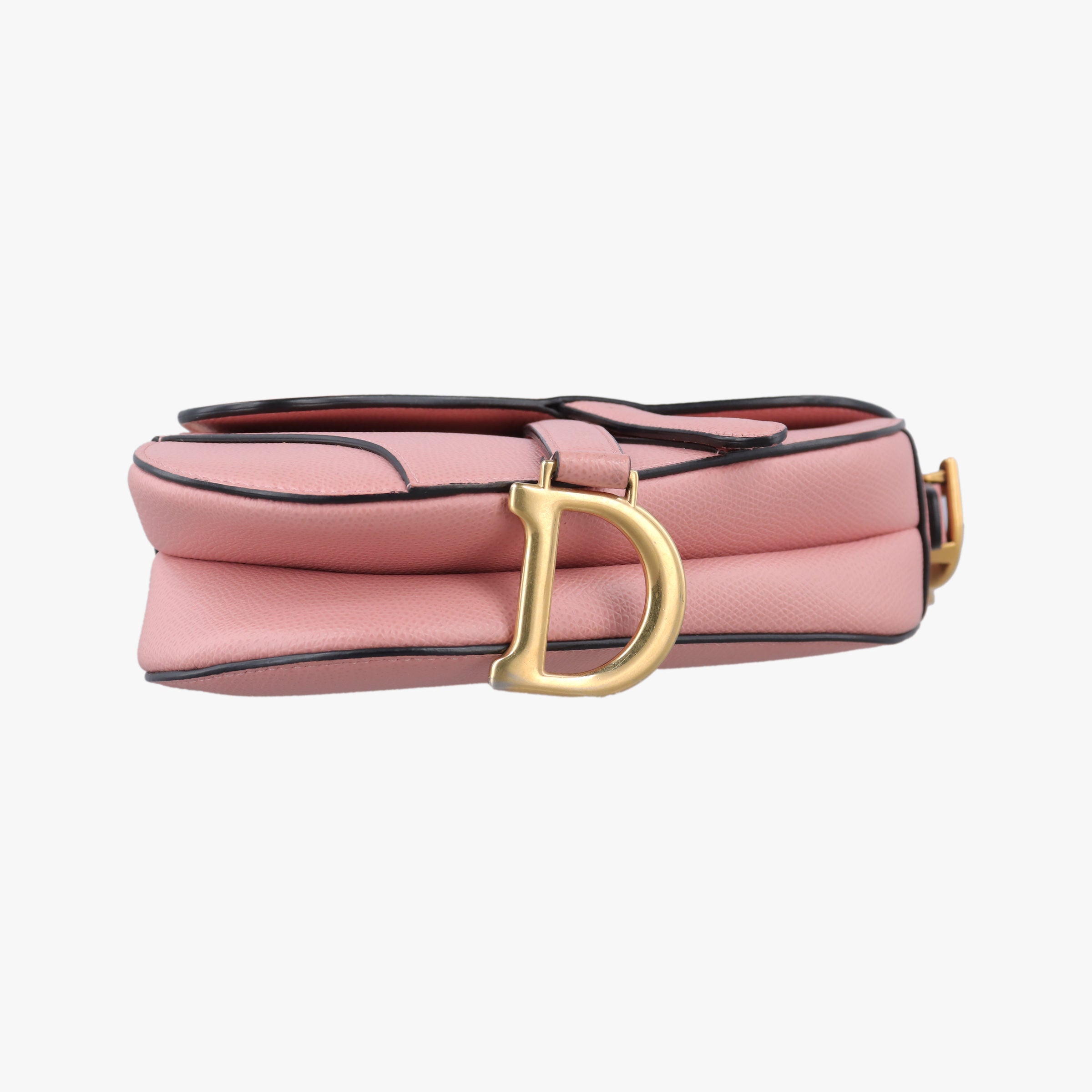 Pre-owned Christian Dior Saddle Pink Leather  handbag | stylenewstar