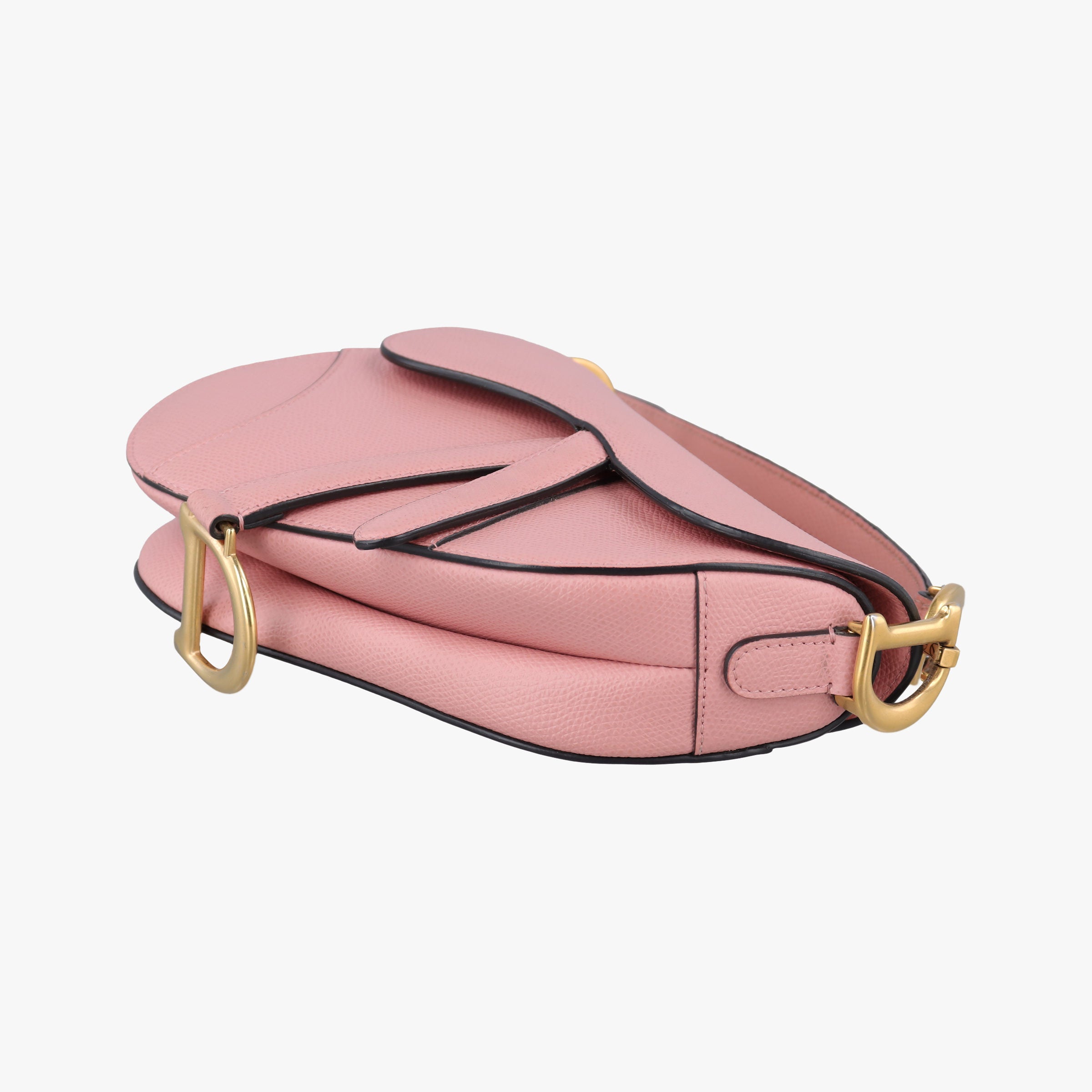 Pre-owned Christian Dior Saddle Pink Leather  handbag | stylenewstar