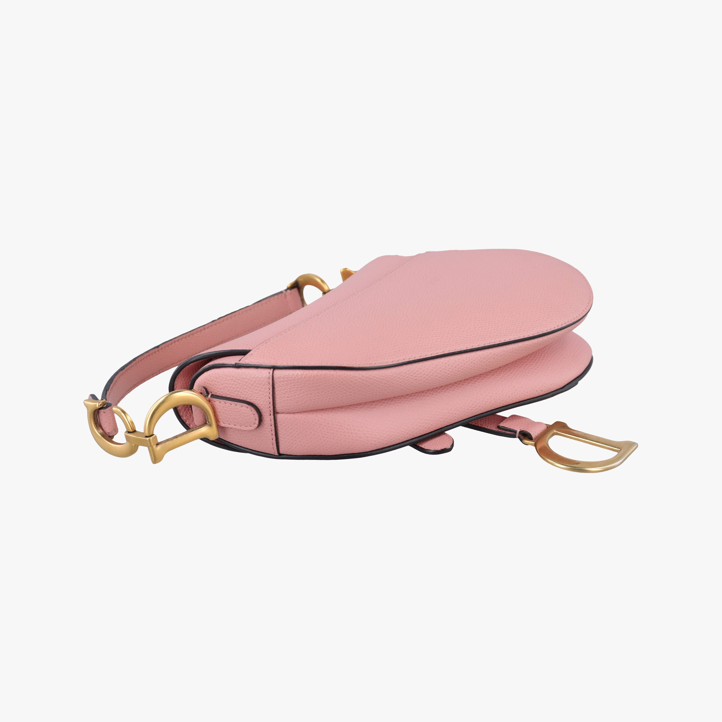 Pre-owned Christian Dior Saddle Pink Leather  handbag | stylenewstar