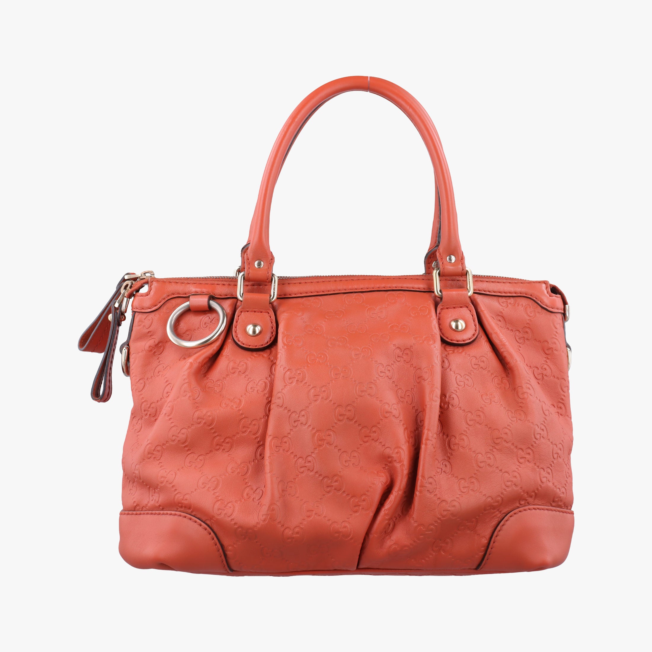 Secondhand Gucci Sukey Orange Leather 247902 handbag | stylenewstar