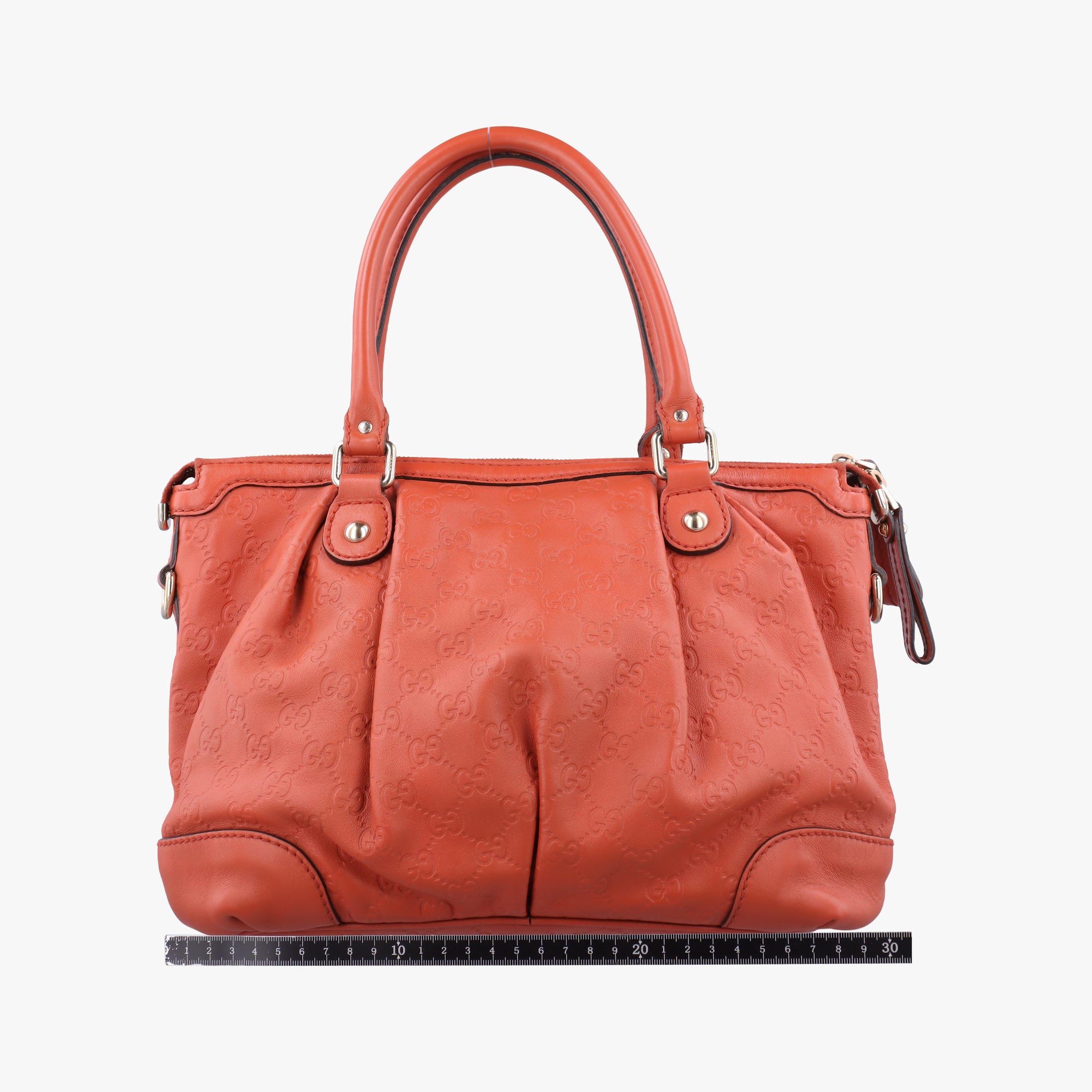 Secondhand Gucci Sukey Orange Leather 247902 handbag | stylenewstar