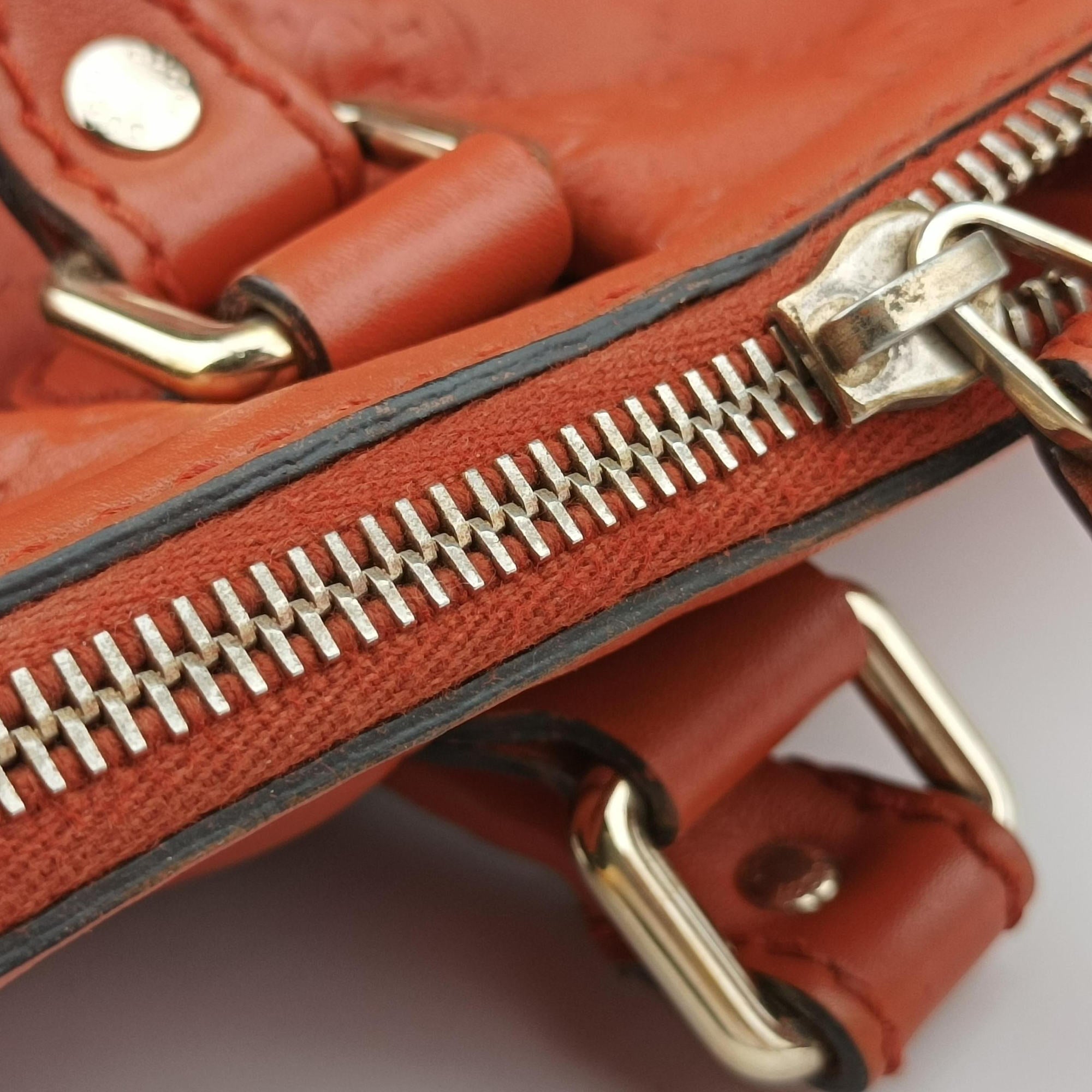 Secondhand Gucci Sukey Orange Leather 247902 handbag | stylenewstar