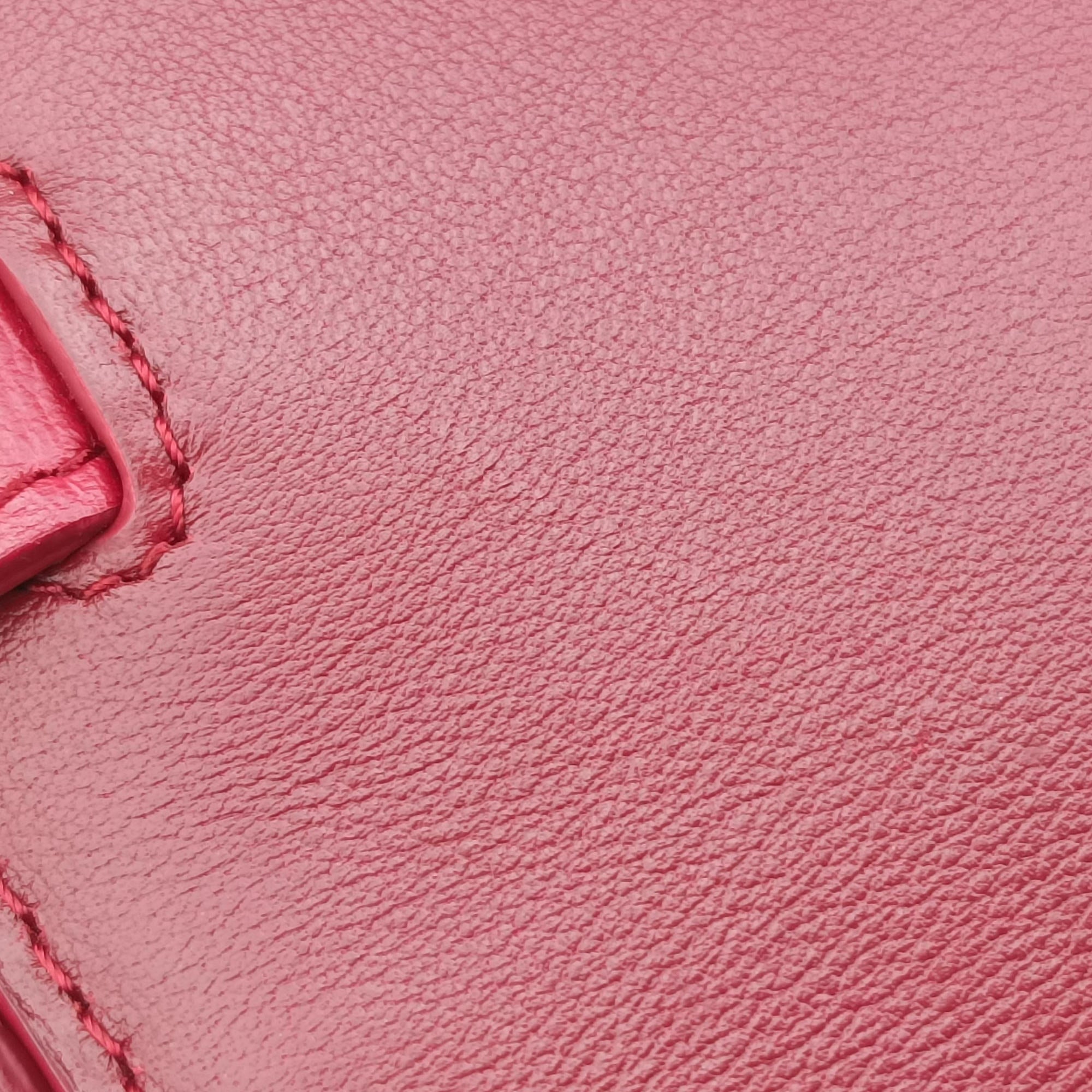 Pre-owned Delvaux Tampete Burgundy Leather  shoulderbag | stylenewstar