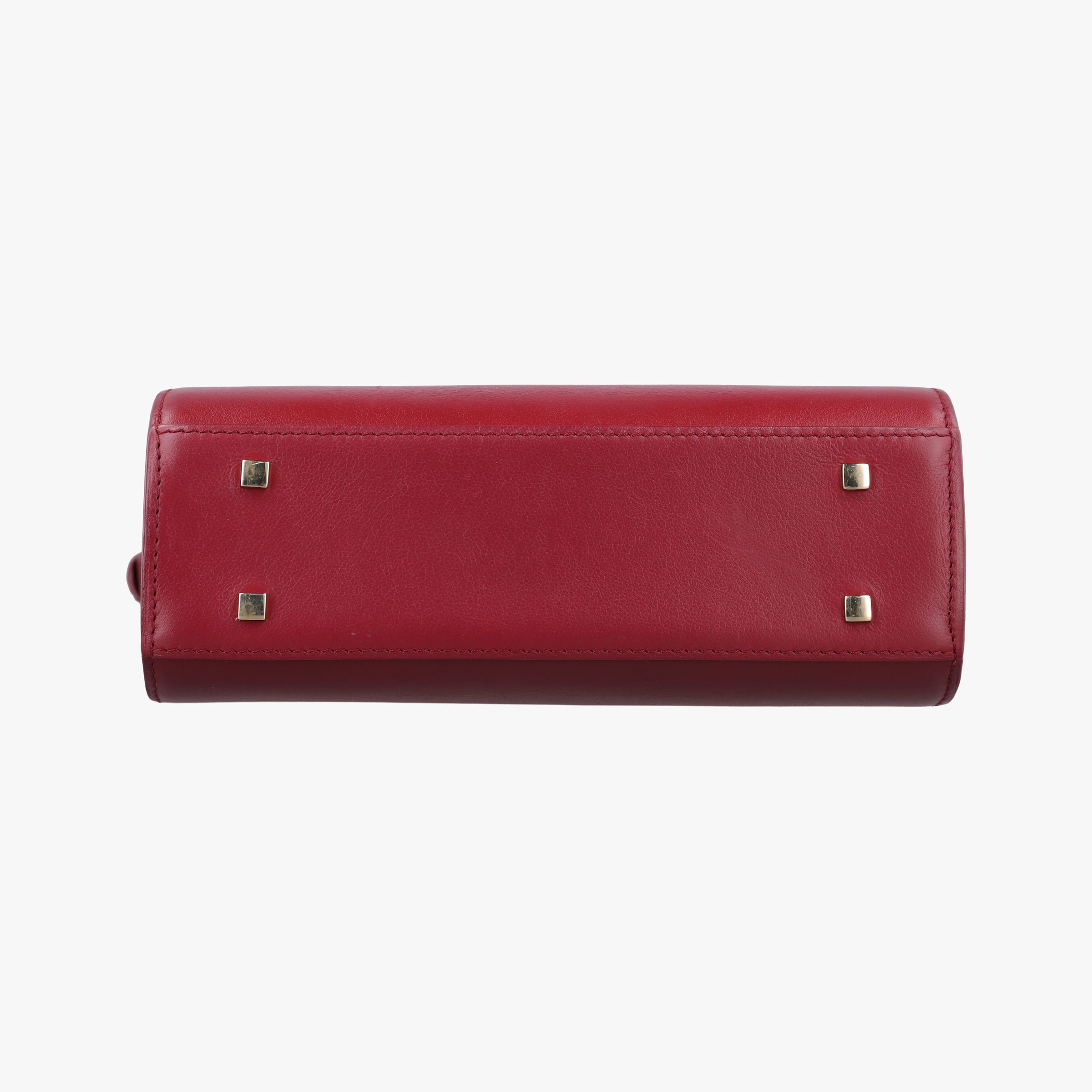 Pre-owned Delvaux Tampete Burgundy Leather  shoulderbag | stylenewstar