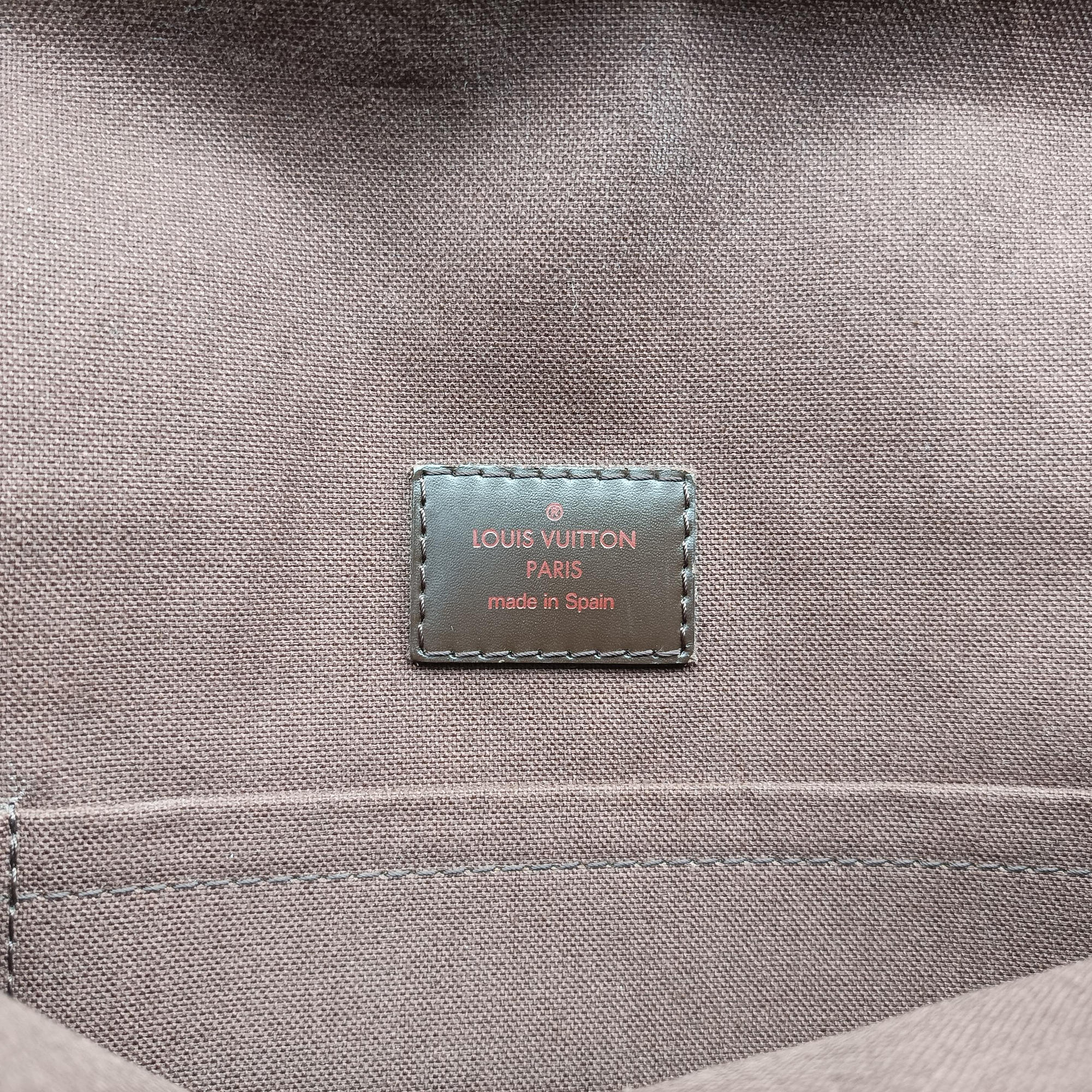 Pre-owned Louis Vuitton BROOKLYN MM EBENE Damier Canvas N51211 shoulderbag | stylenewstar