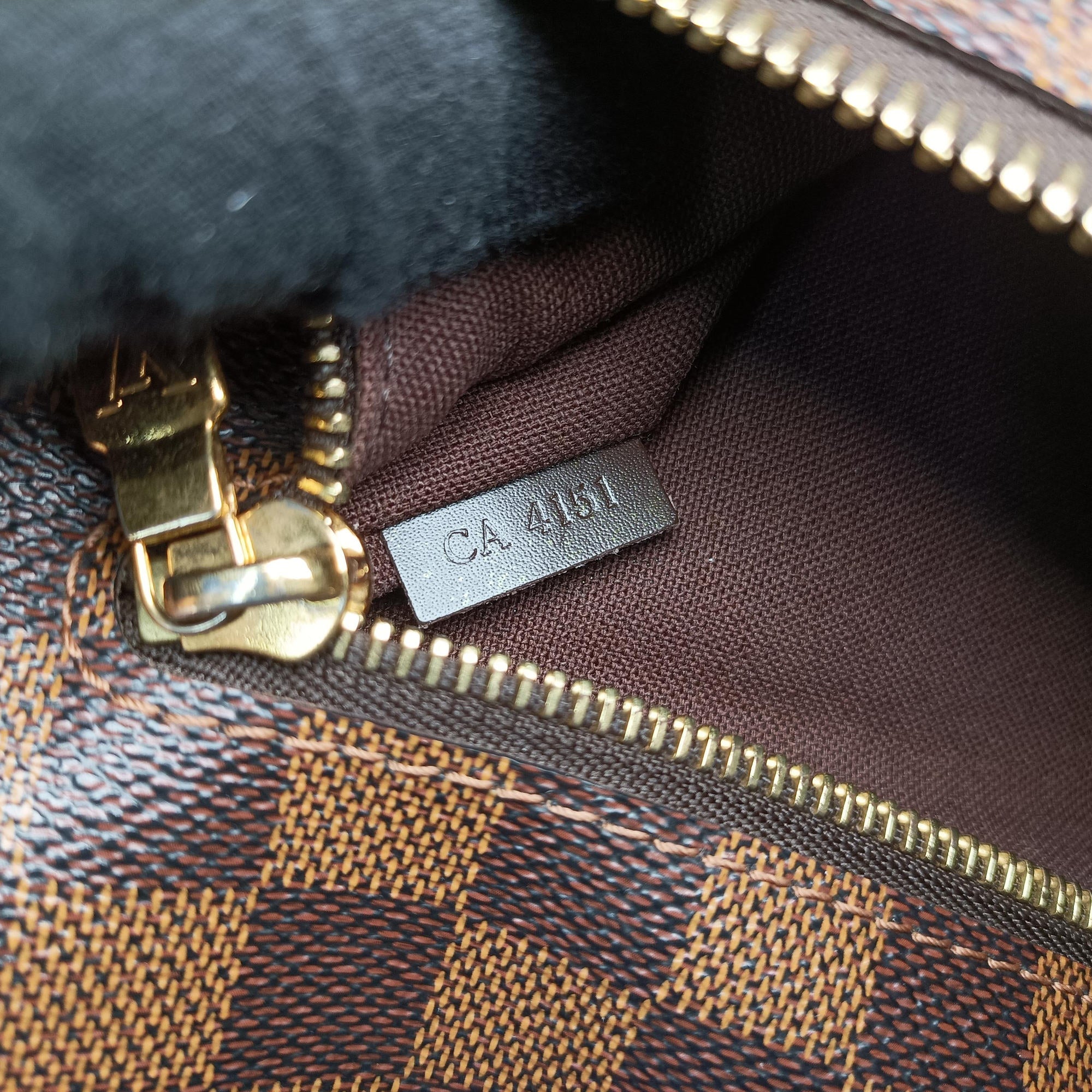 Pre-owned Louis Vuitton BROOKLYN MM EBENE Damier Canvas N51211 shoulderbag | stylenewstar