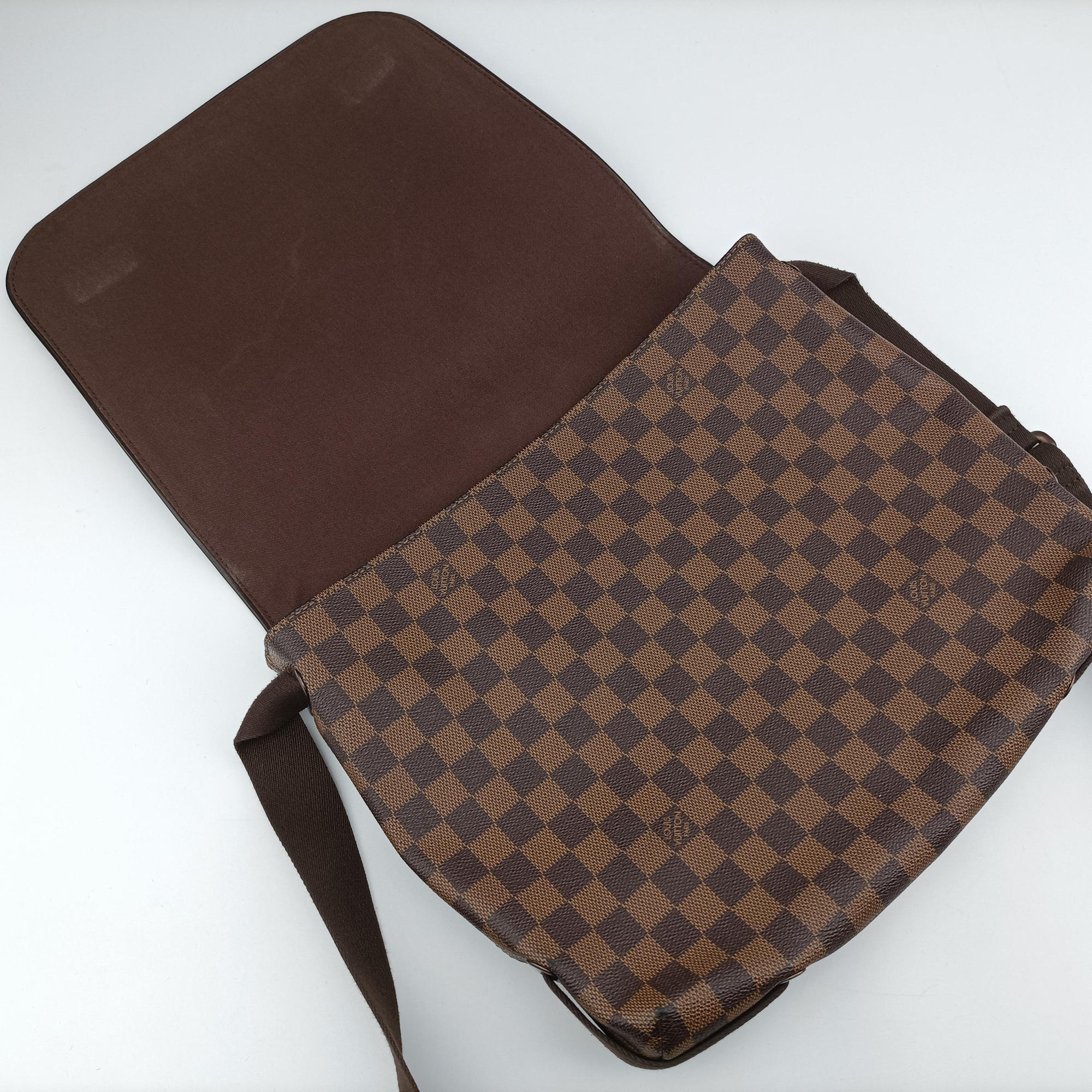 Pre-owned Louis Vuitton BROOKLYN MM EBENE Damier Canvas N51211 shoulderbag | stylenewstar