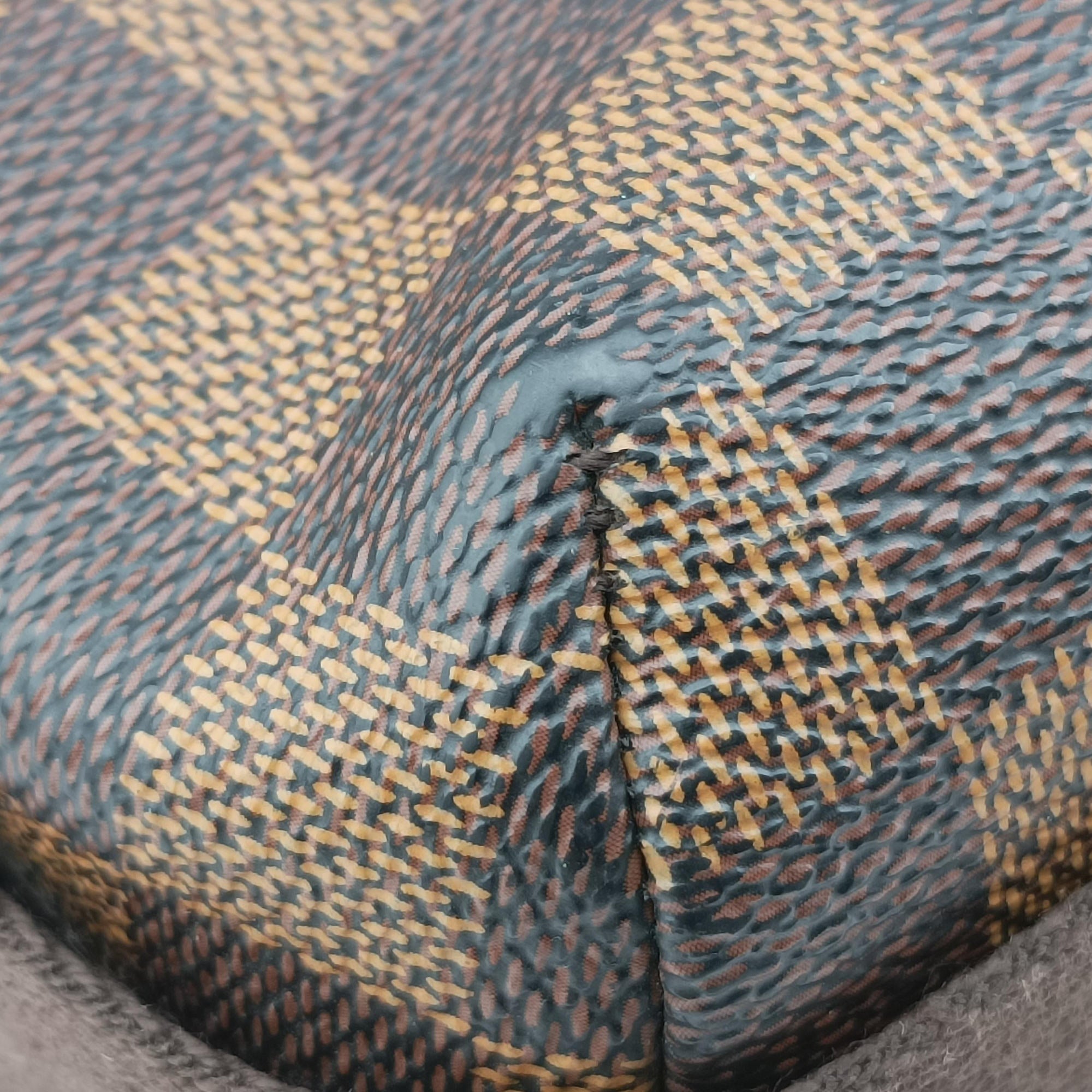 Pre-owned Louis Vuitton BROOKLYN MM EBENE Damier Canvas N51211 shoulderbag | stylenewstar