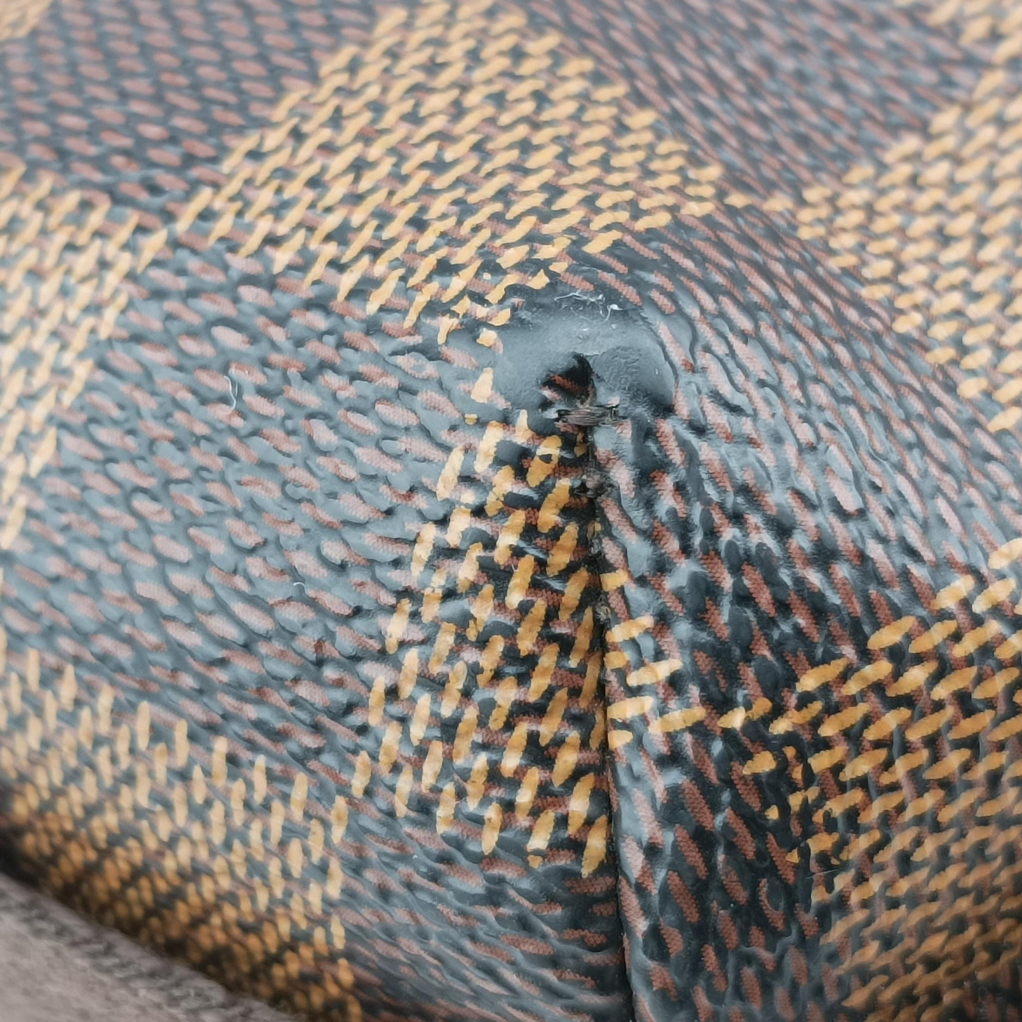 Pre-owned Louis Vuitton BROOKLYN MM EBENE Damier Canvas N51211 shoulderbag | stylenewstar