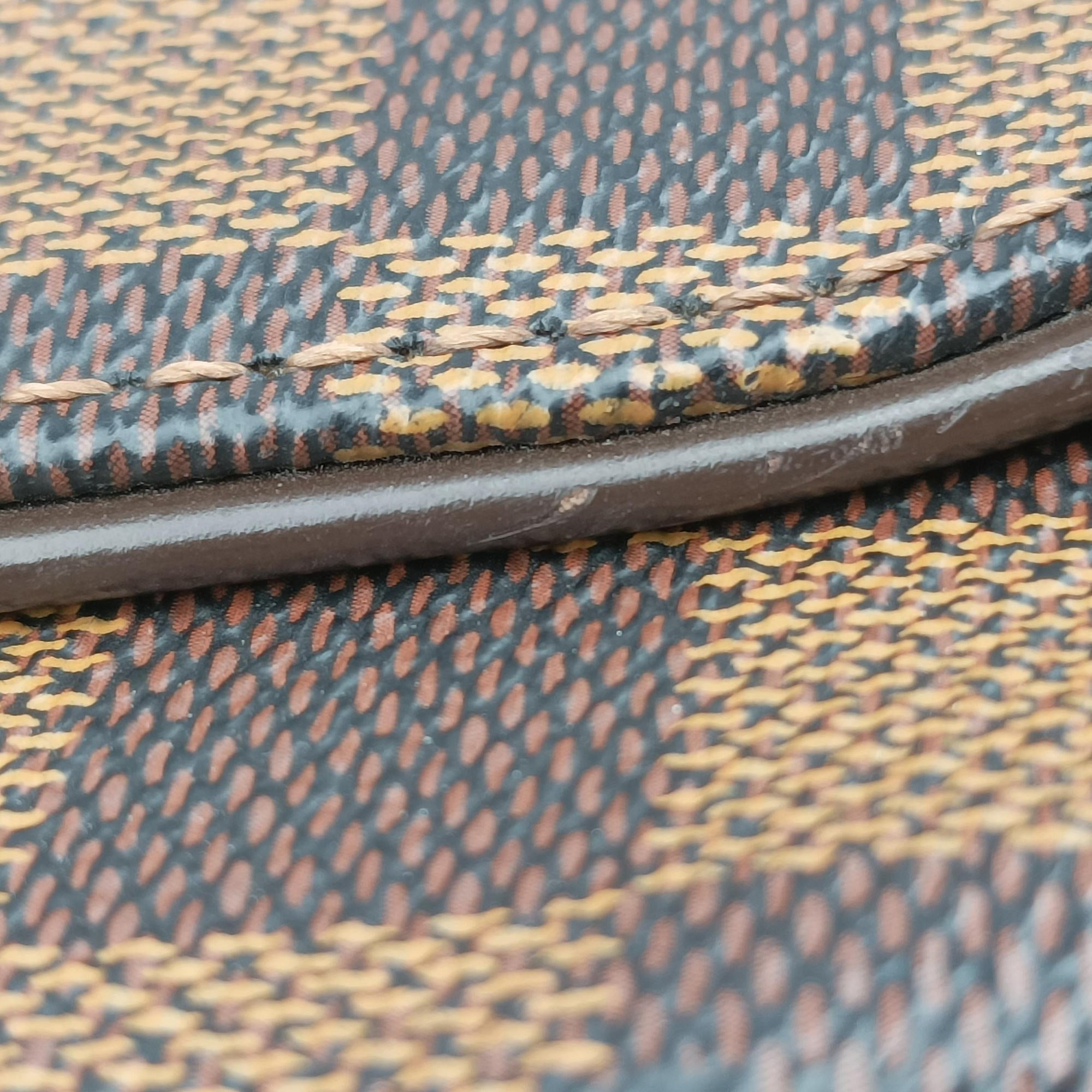 Pre-owned Louis Vuitton BROOKLYN MM EBENE Damier Canvas N51211 shoulderbag | stylenewstar