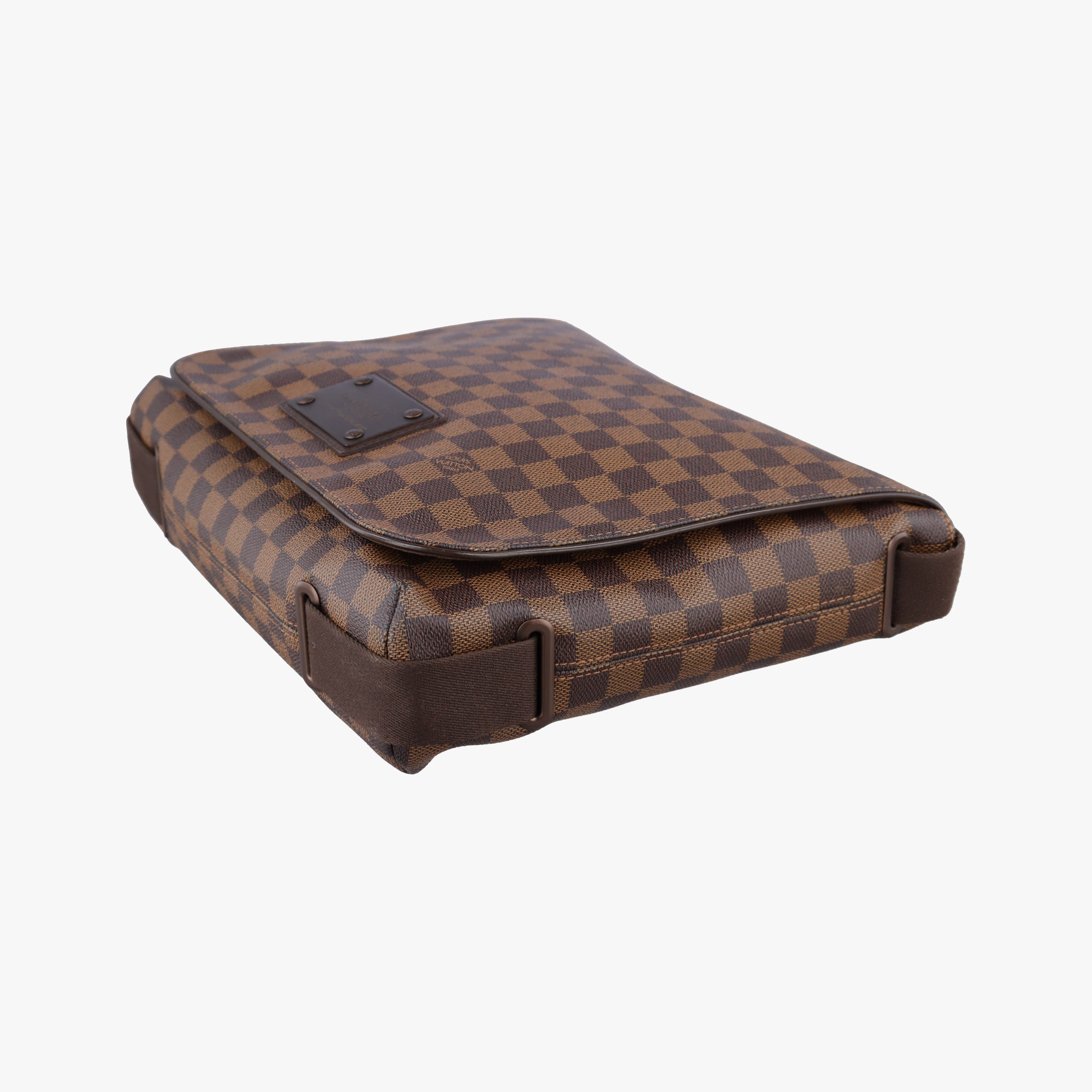 Pre-owned Louis Vuitton BROOKLYN MM EBENE Damier Canvas N51211 shoulderbag | stylenewstar
