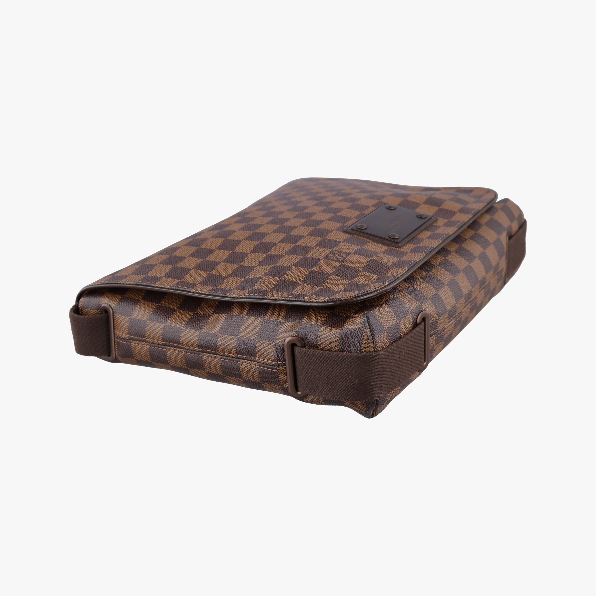 Pre-owned Louis Vuitton BROOKLYN MM EBENE Damier Canvas N51211 shoulderbag | stylenewstar