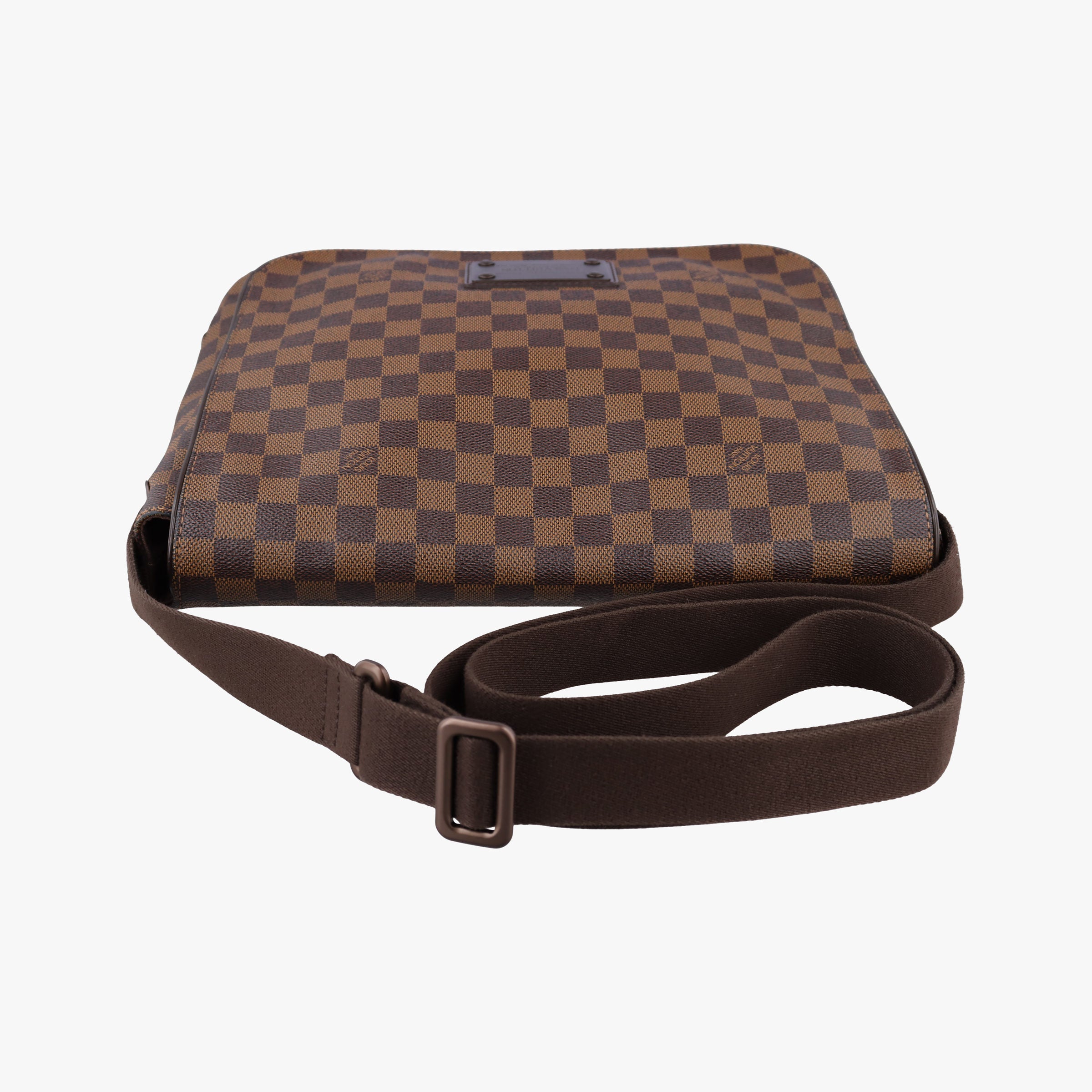 Pre-owned Louis Vuitton BROOKLYN MM EBENE Damier Canvas N51211 shoulderbag | stylenewstar