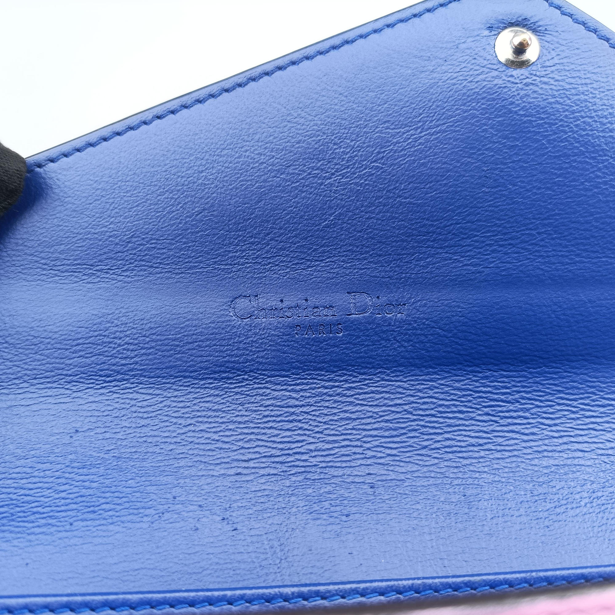Vintage Christian Dior Explorer Blue leather  shoulderbag | stylenewstar