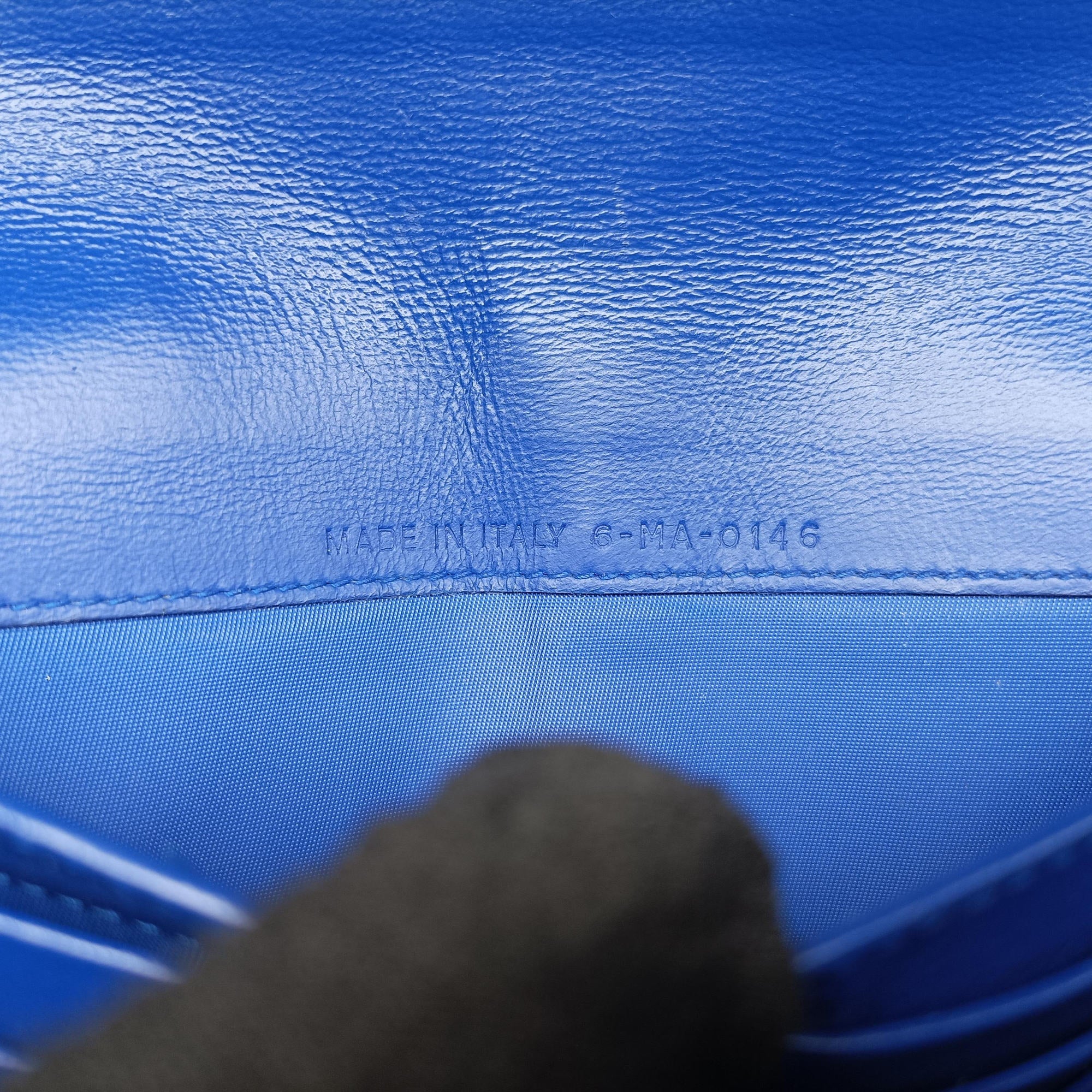 Vintage Christian Dior Explorer Blue leather  shoulderbag | stylenewstar