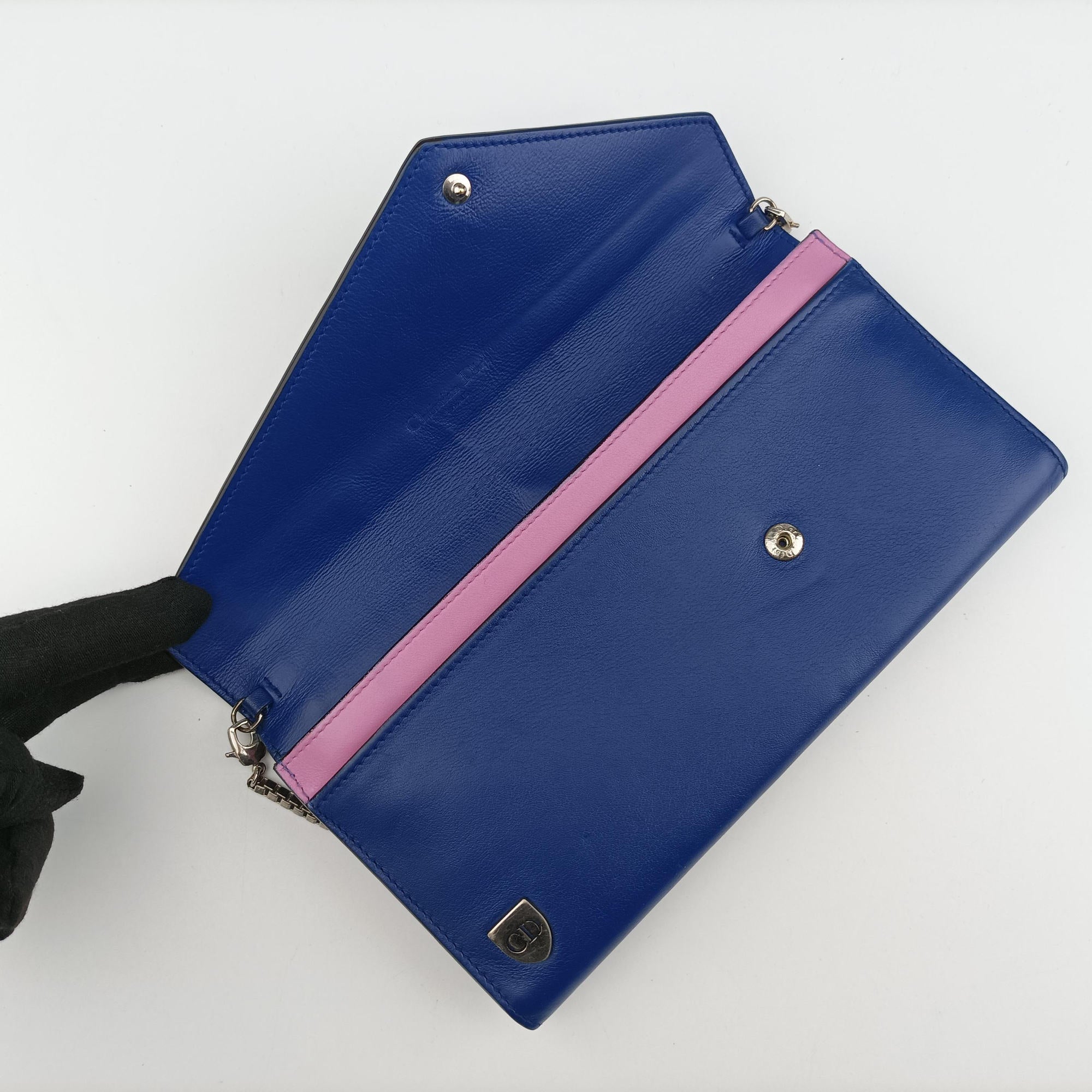 Vintage Christian Dior Explorer Blue leather  shoulderbag | stylenewstar