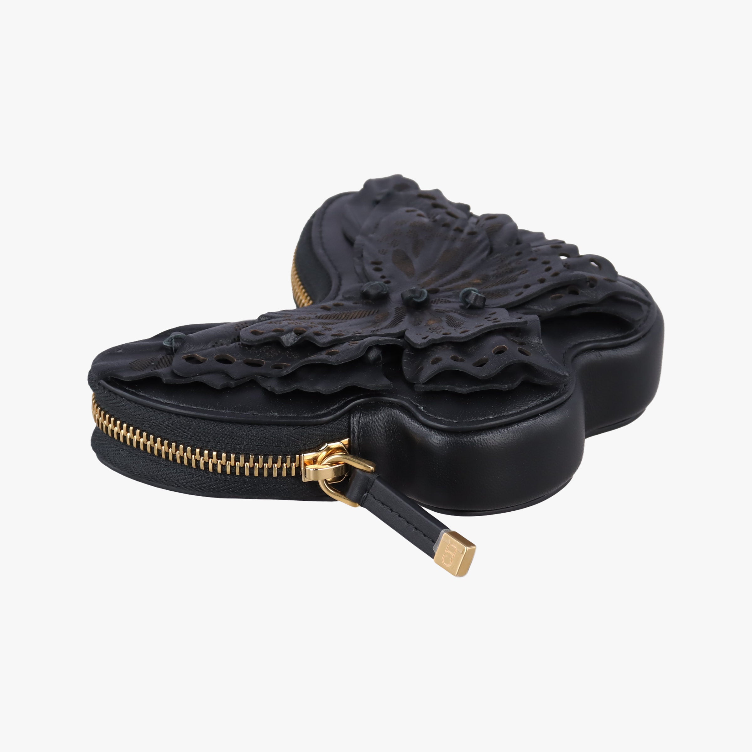 Vintage Christian Dior 30 Montaigne Removable Black Lambskin   bum bag/waist bag | stylenewstar
