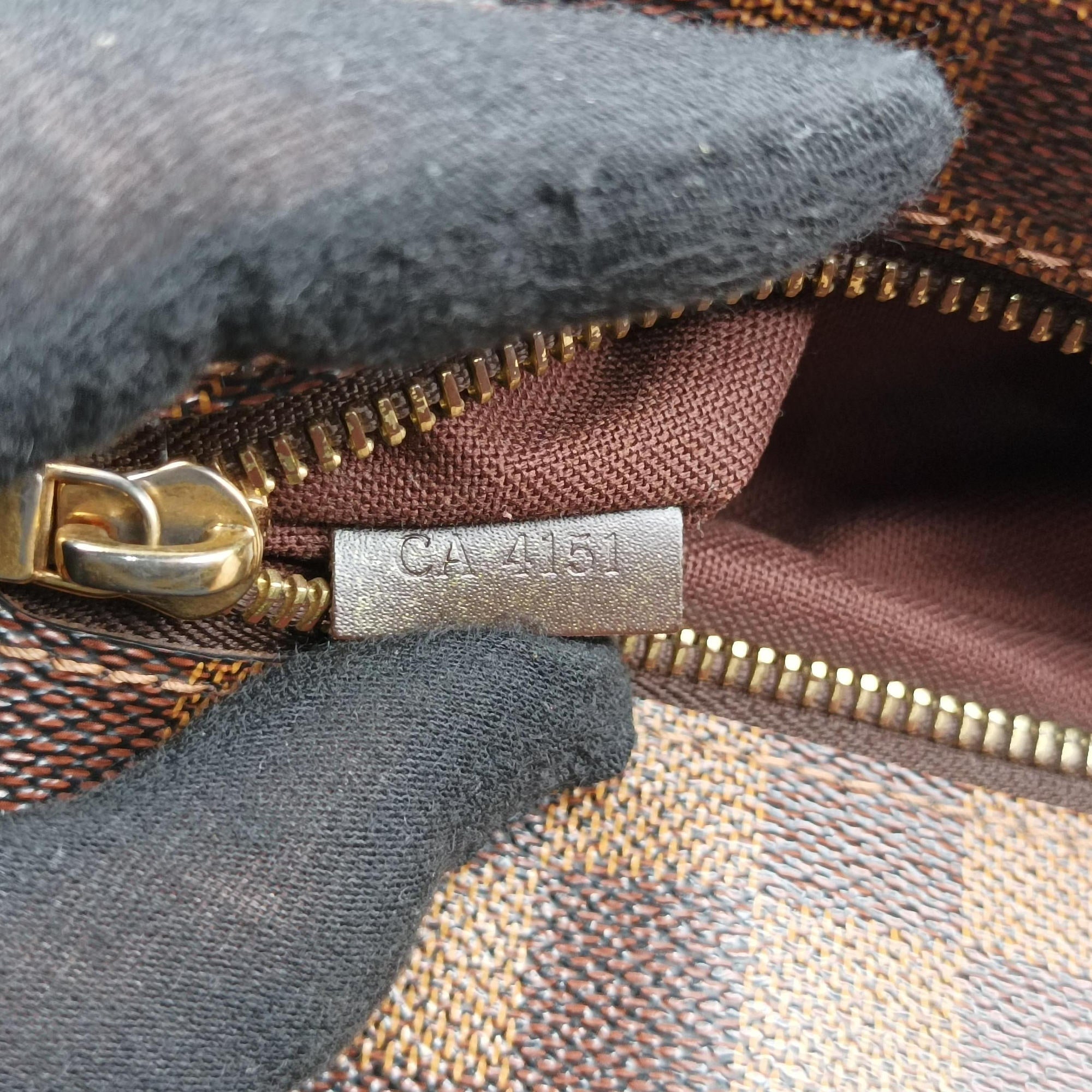 Pre-owned Louis Vuitton BROOKLYN MM EBENE Damier Canvas N51211 shoulderbag | stylenewstar